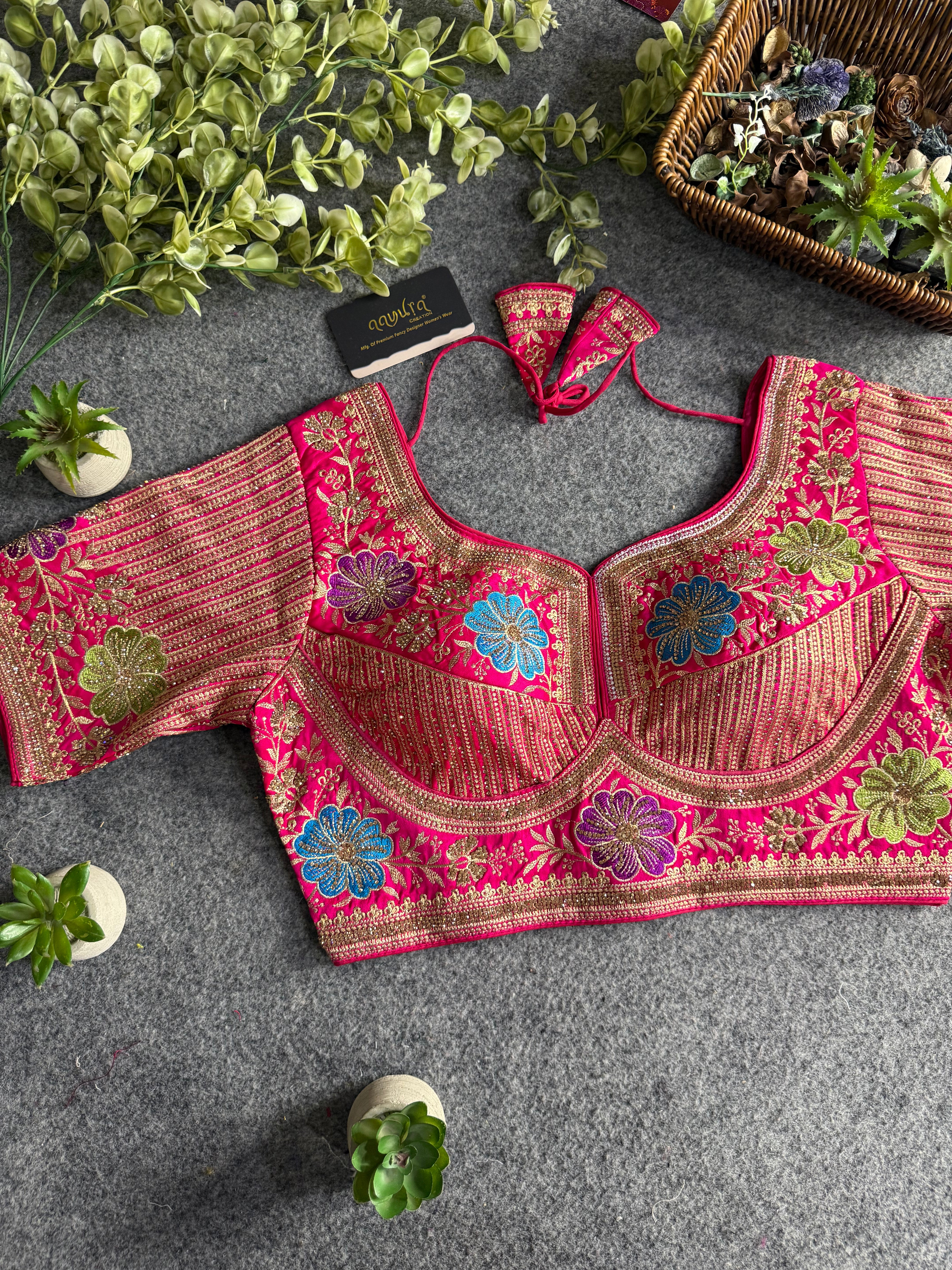 Nalini Malai Satin Blouse