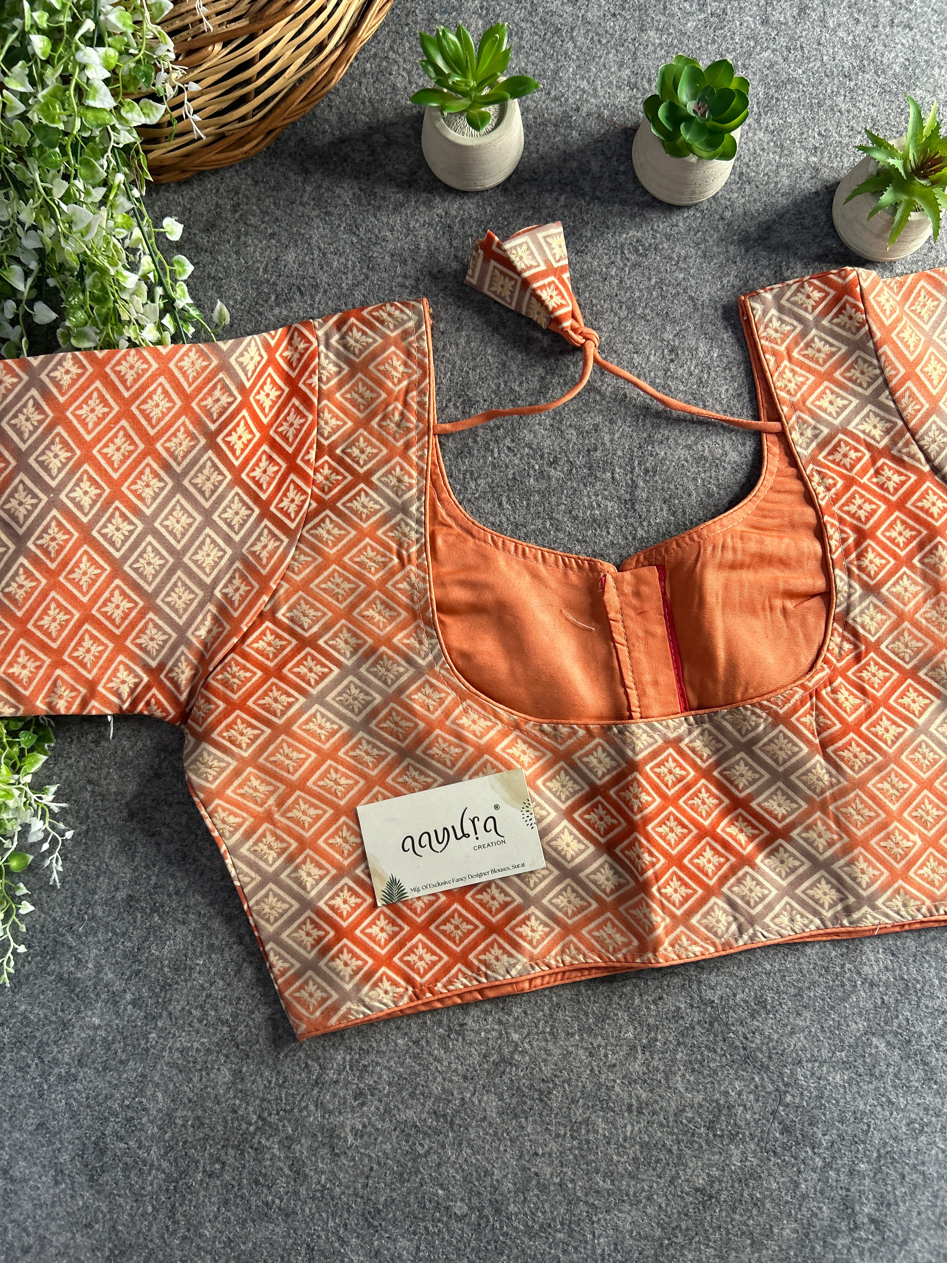 Pure cotton Ajrakh Print