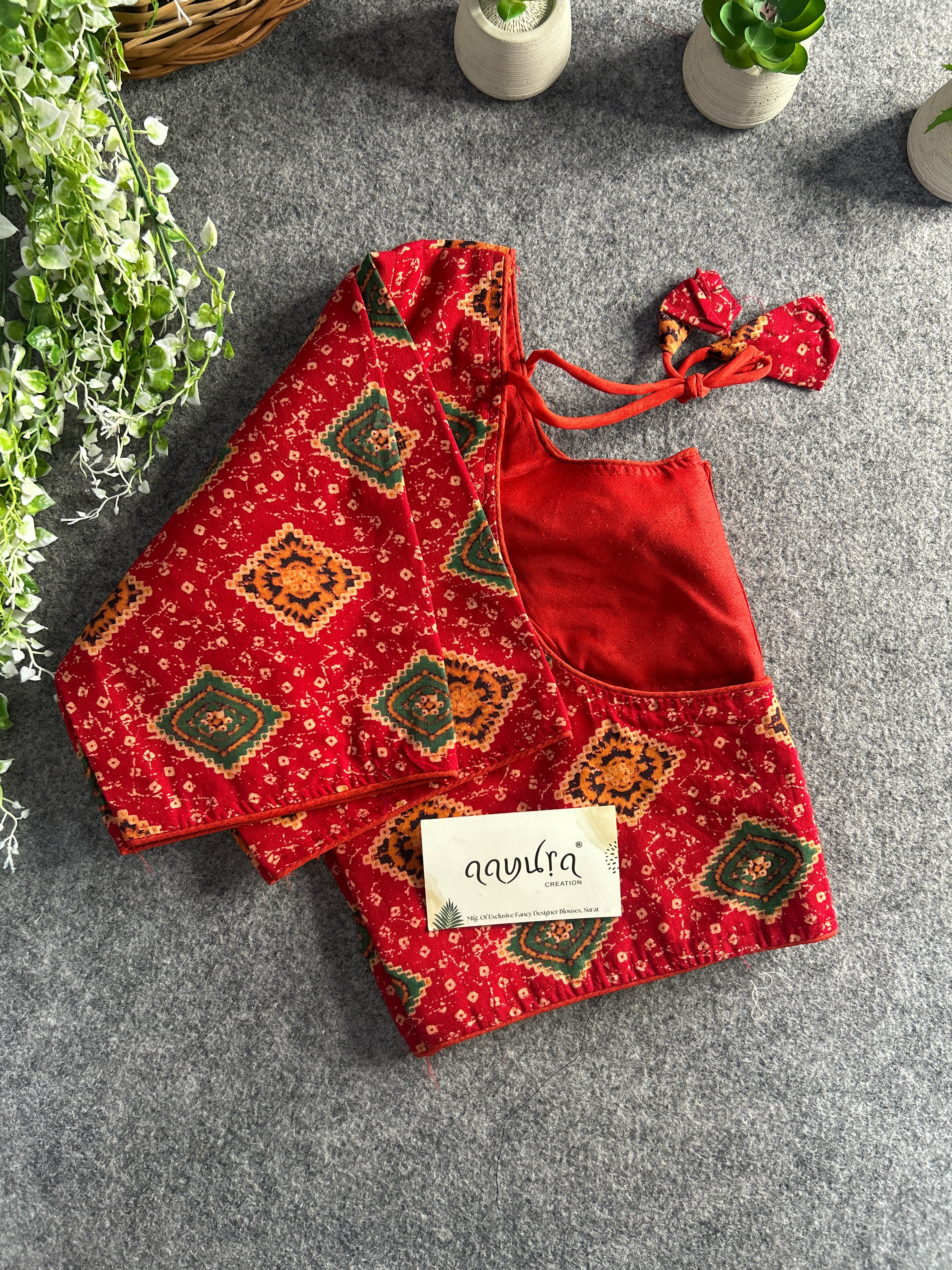 Pure cotton Ajrakh Print