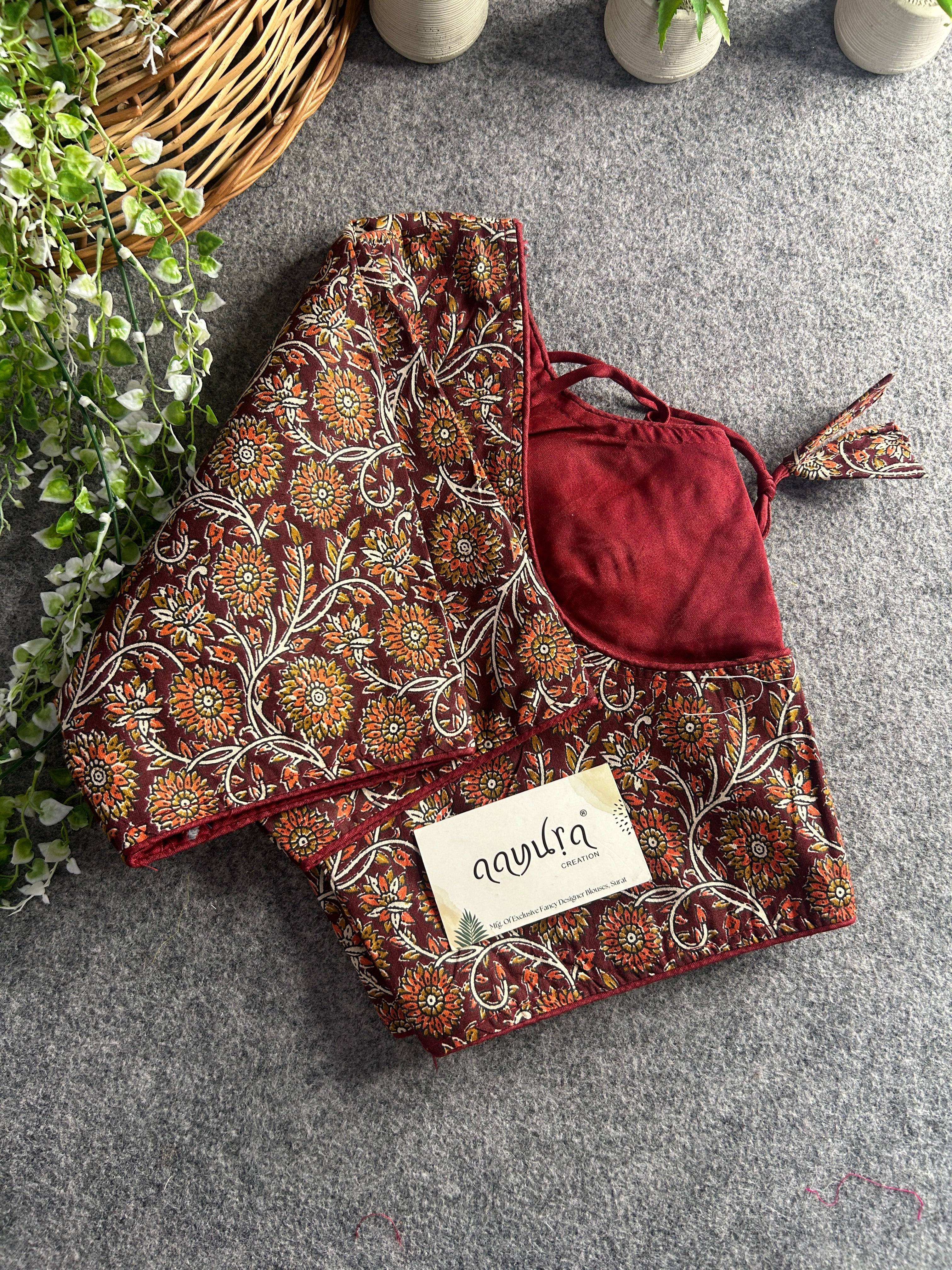 Pure cotton Ajrakh Print