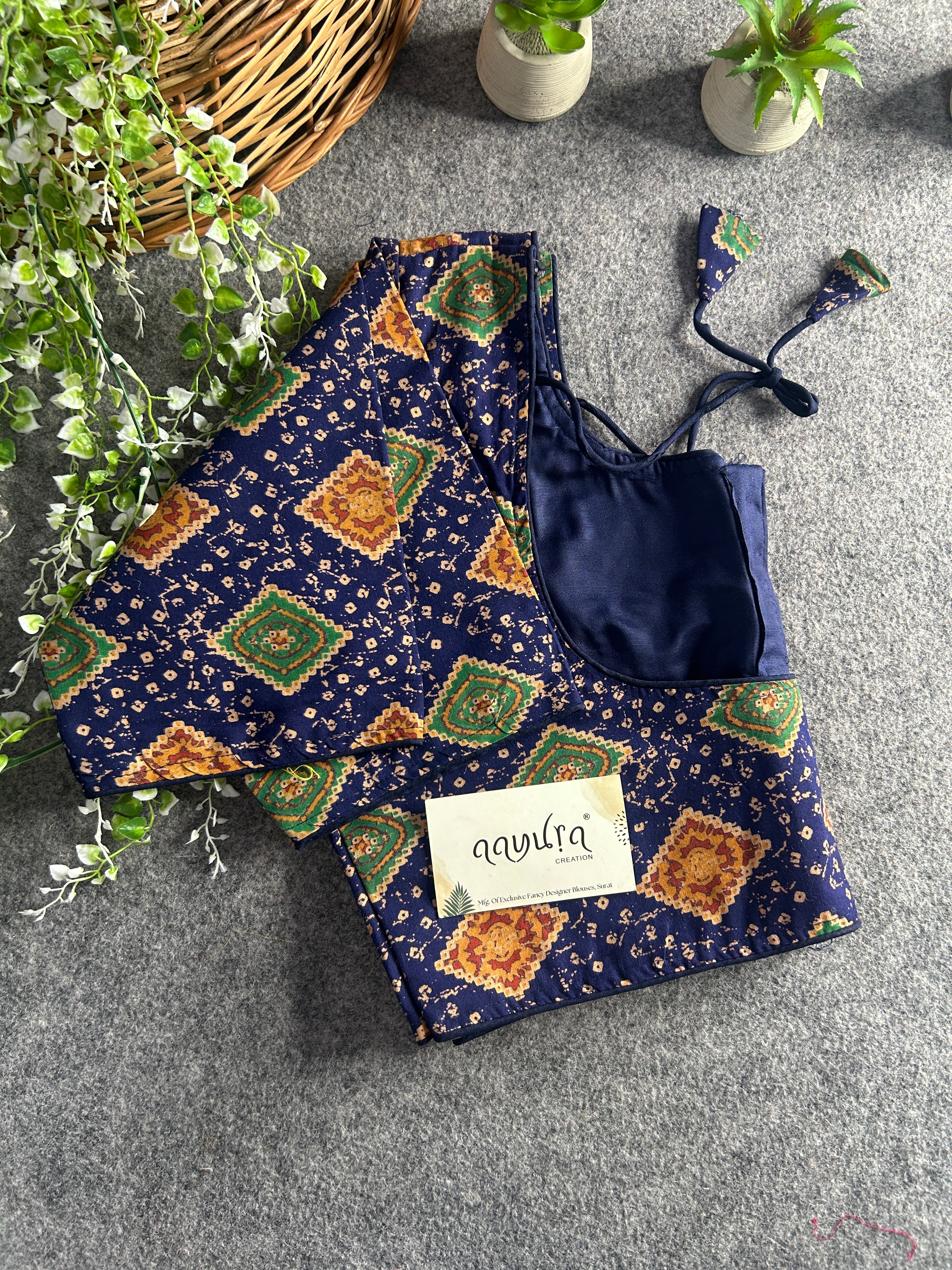 Pure cotton Ajrakh Print