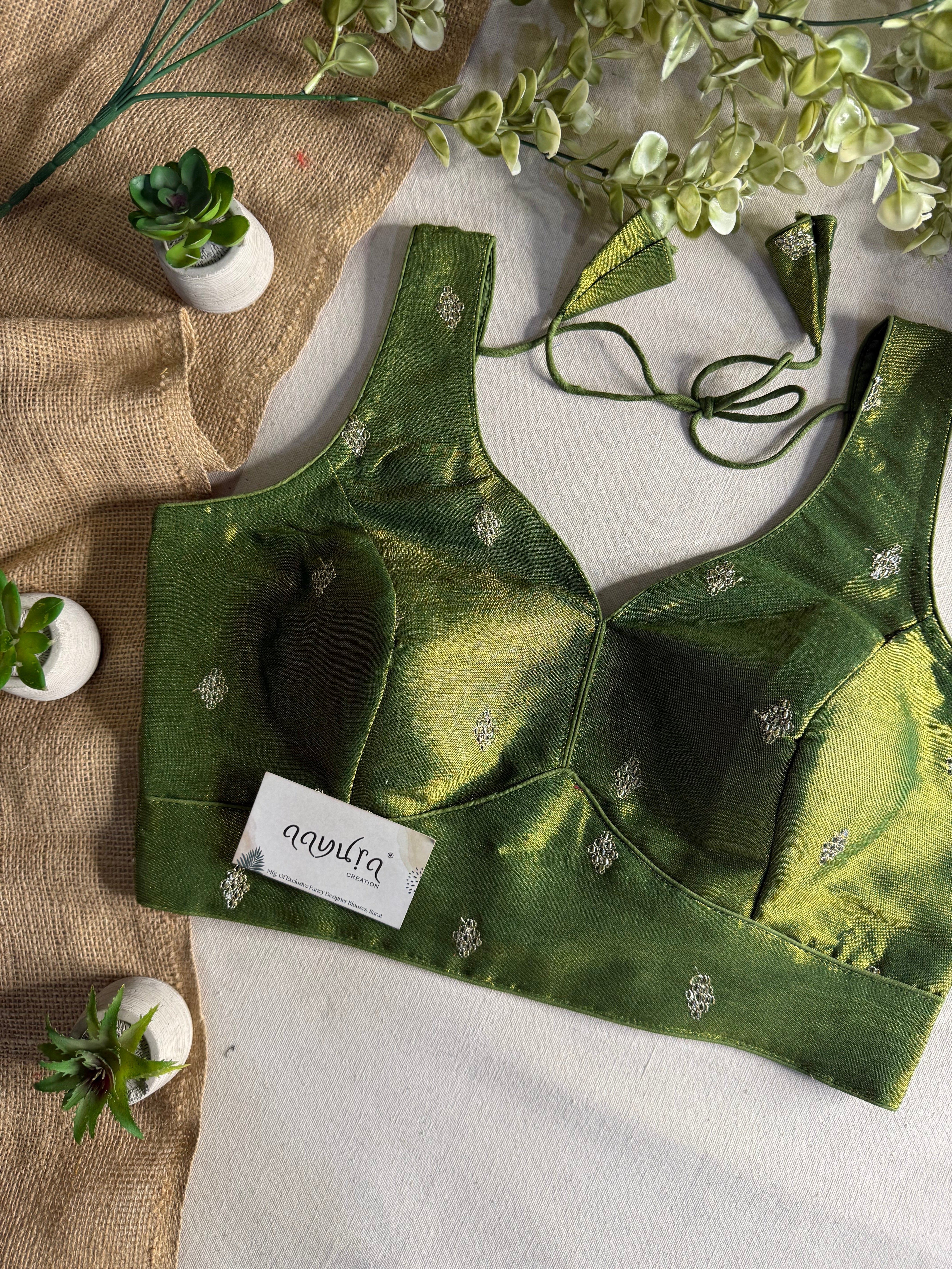 Zoya Shimmer Butti Blouse