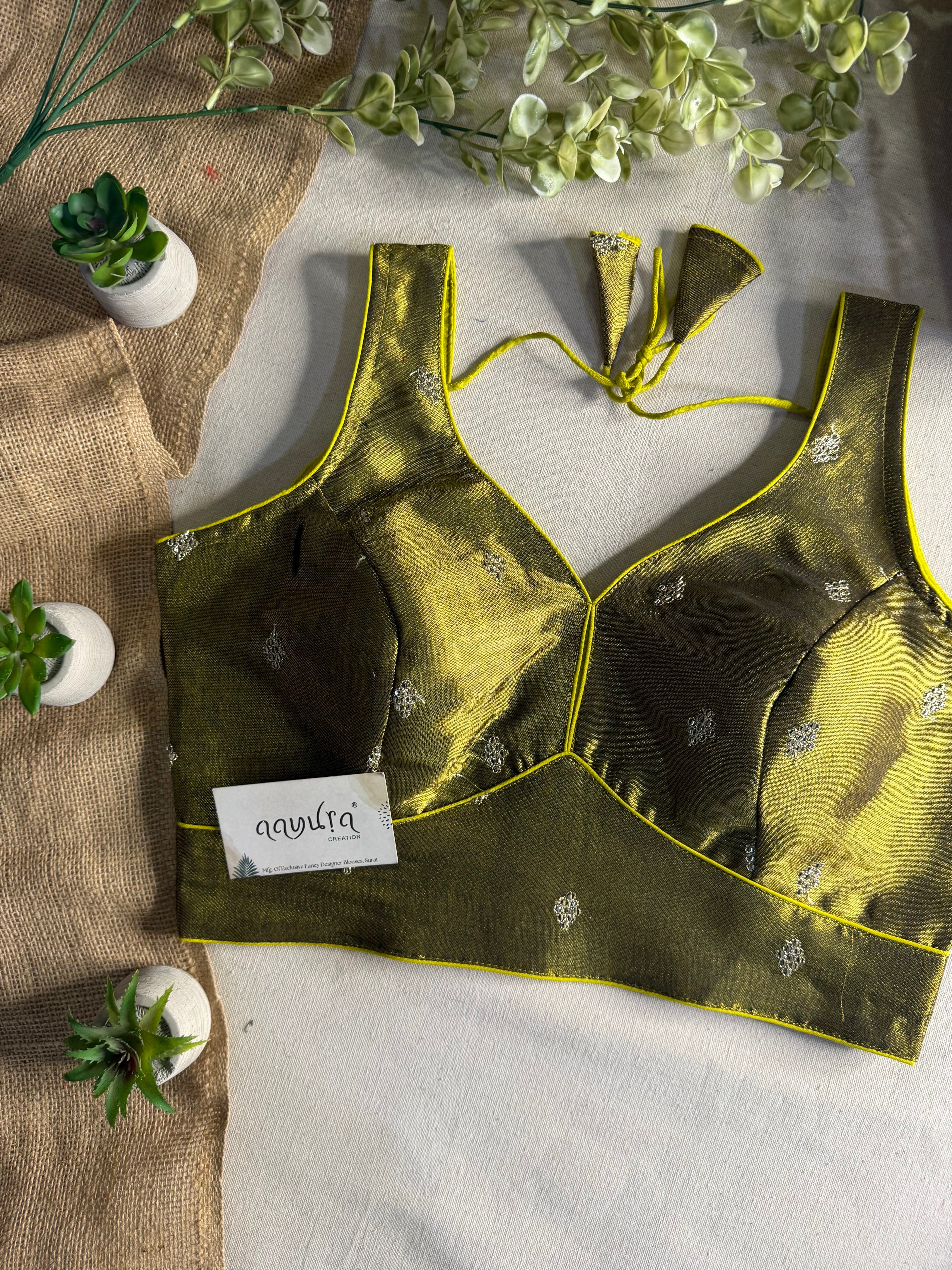 Zoya Shimmer Butti Blouse