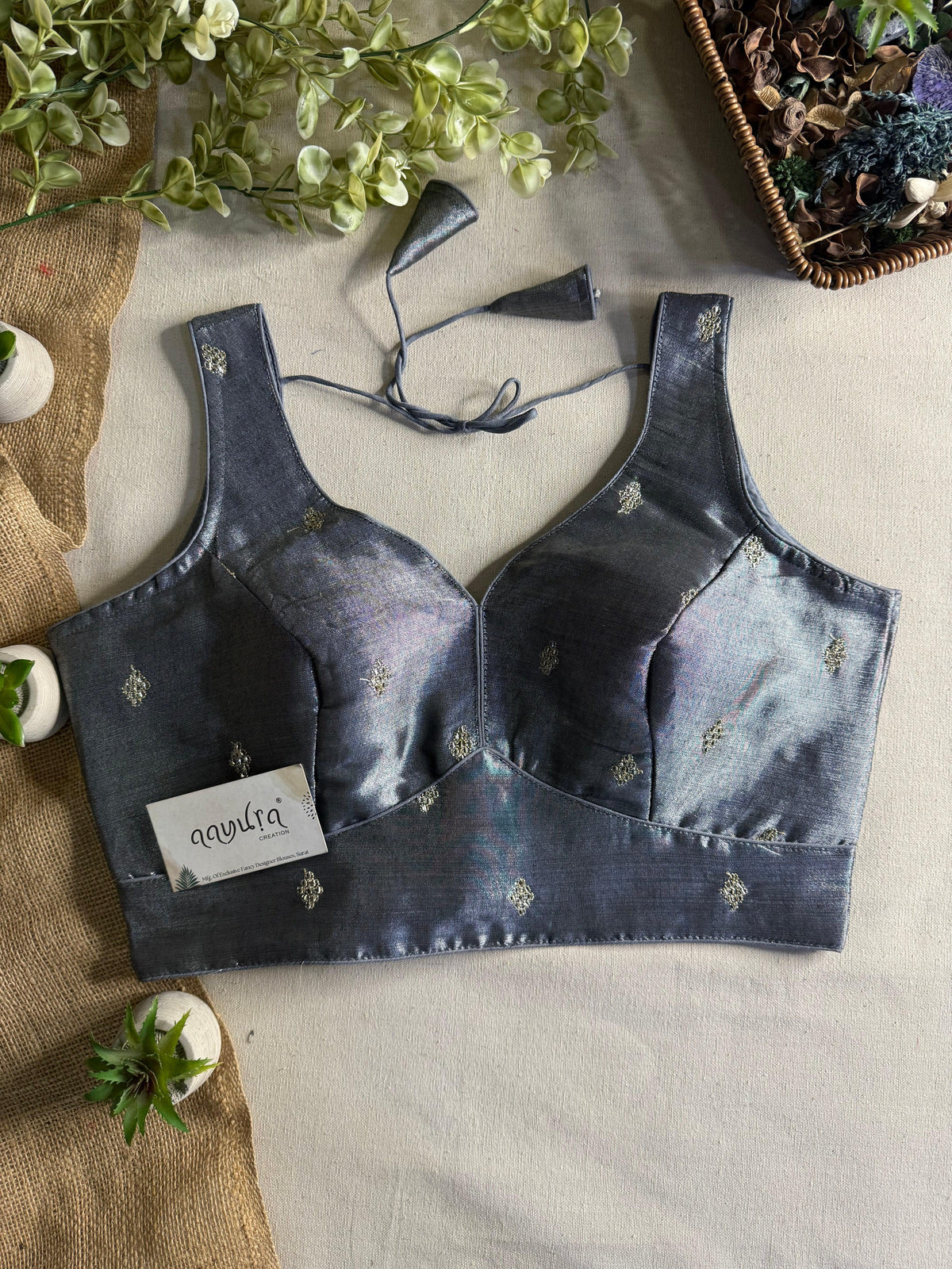 Zoya Shimmer Butti Blouse