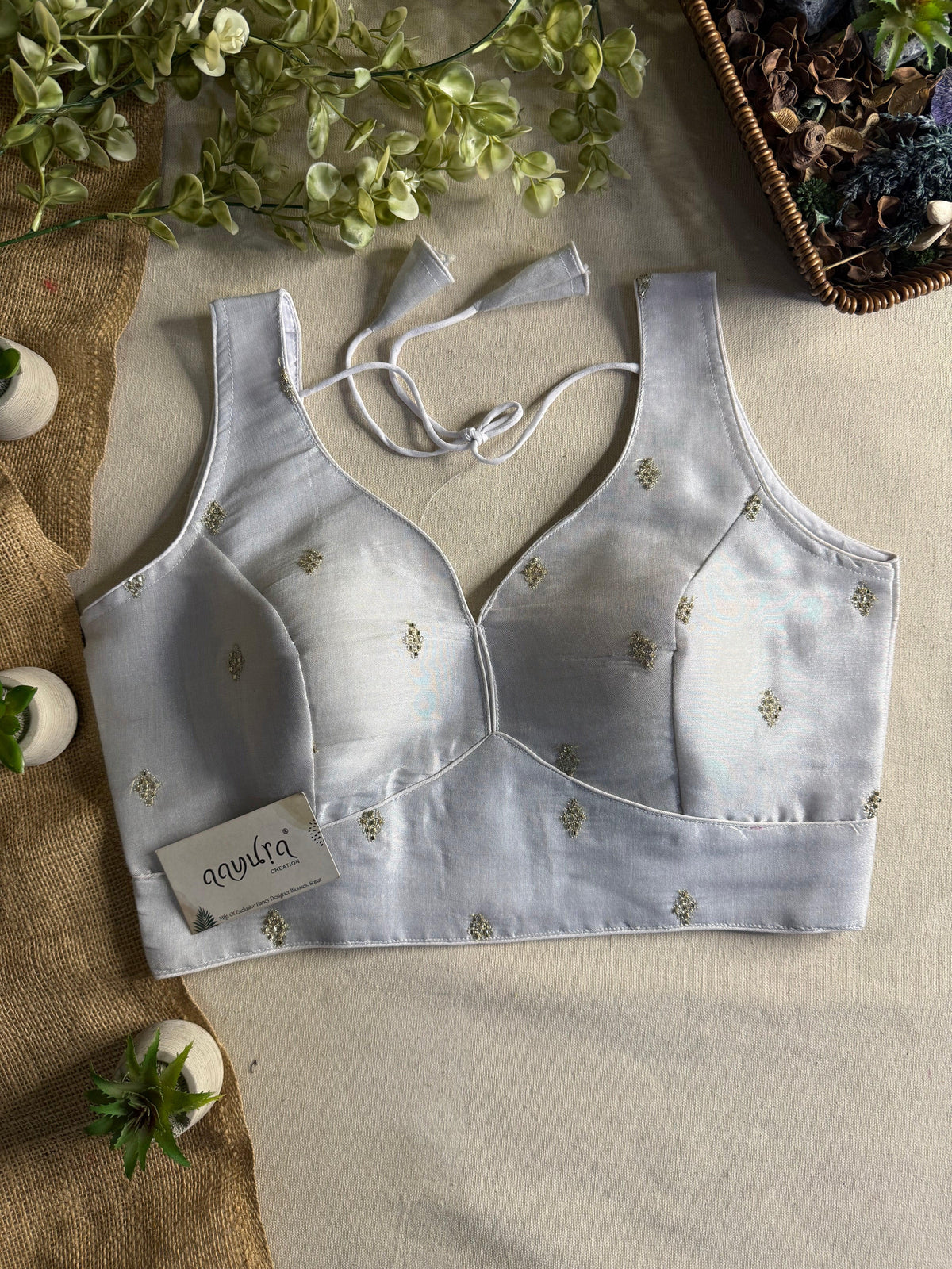 Zoya Shimmer Butti Blouse