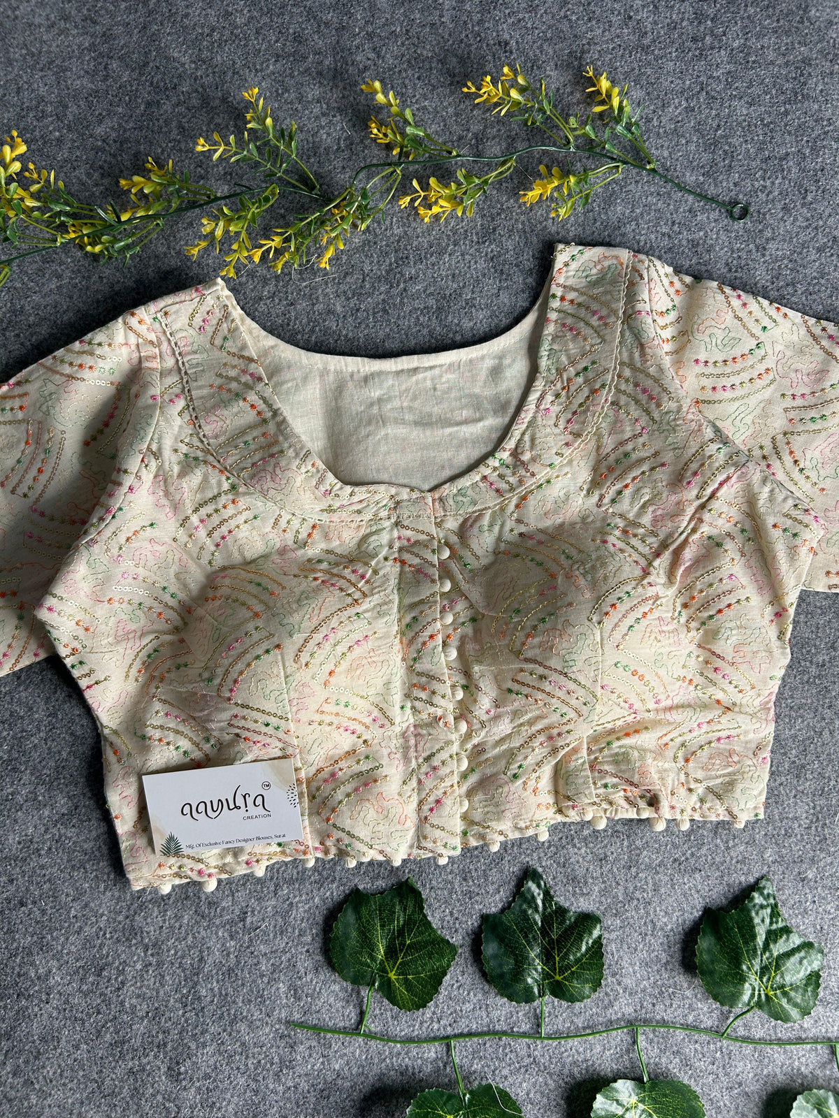 Cotton Collar Blouse