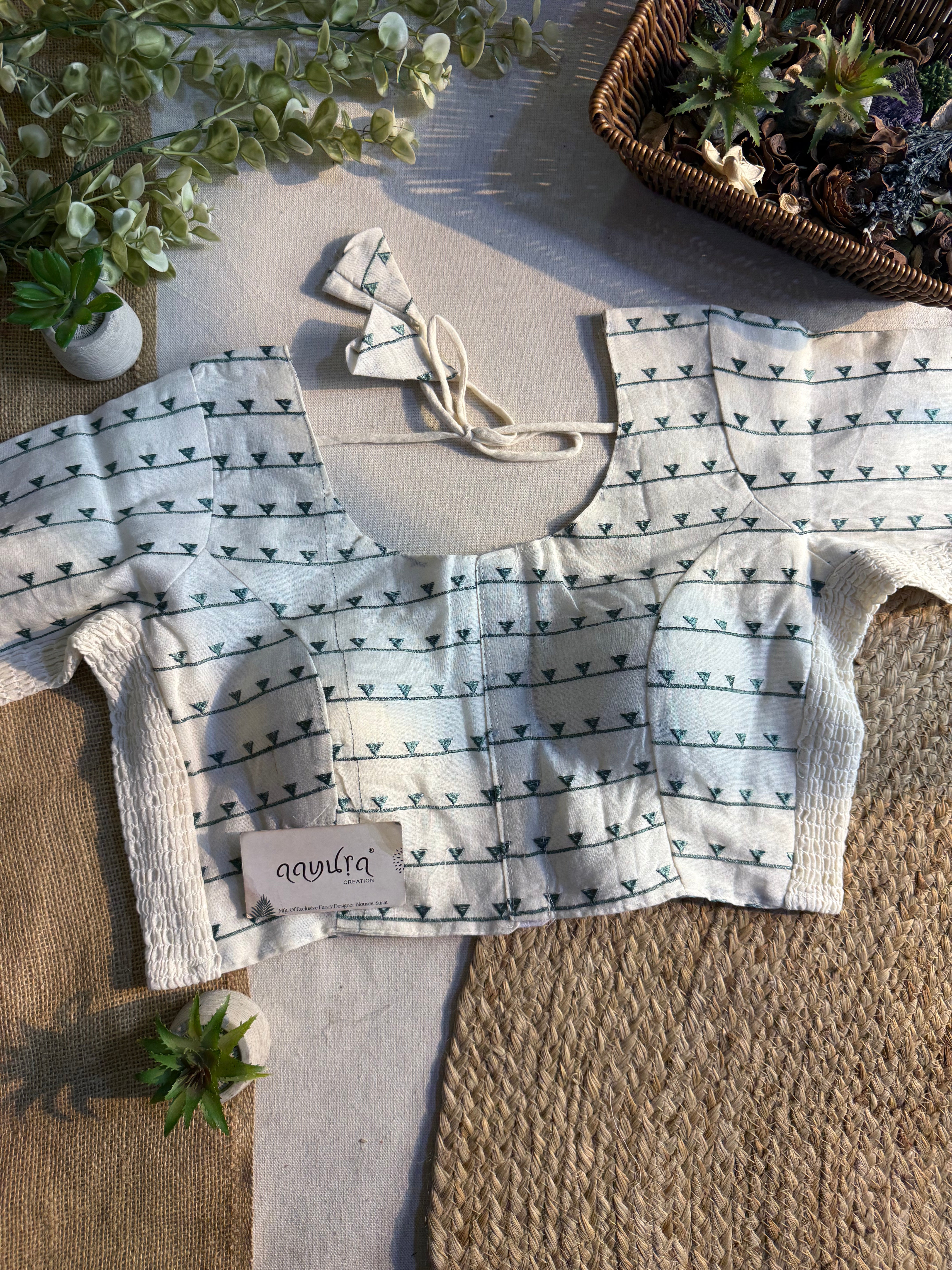 Ivory Bloom Blouse