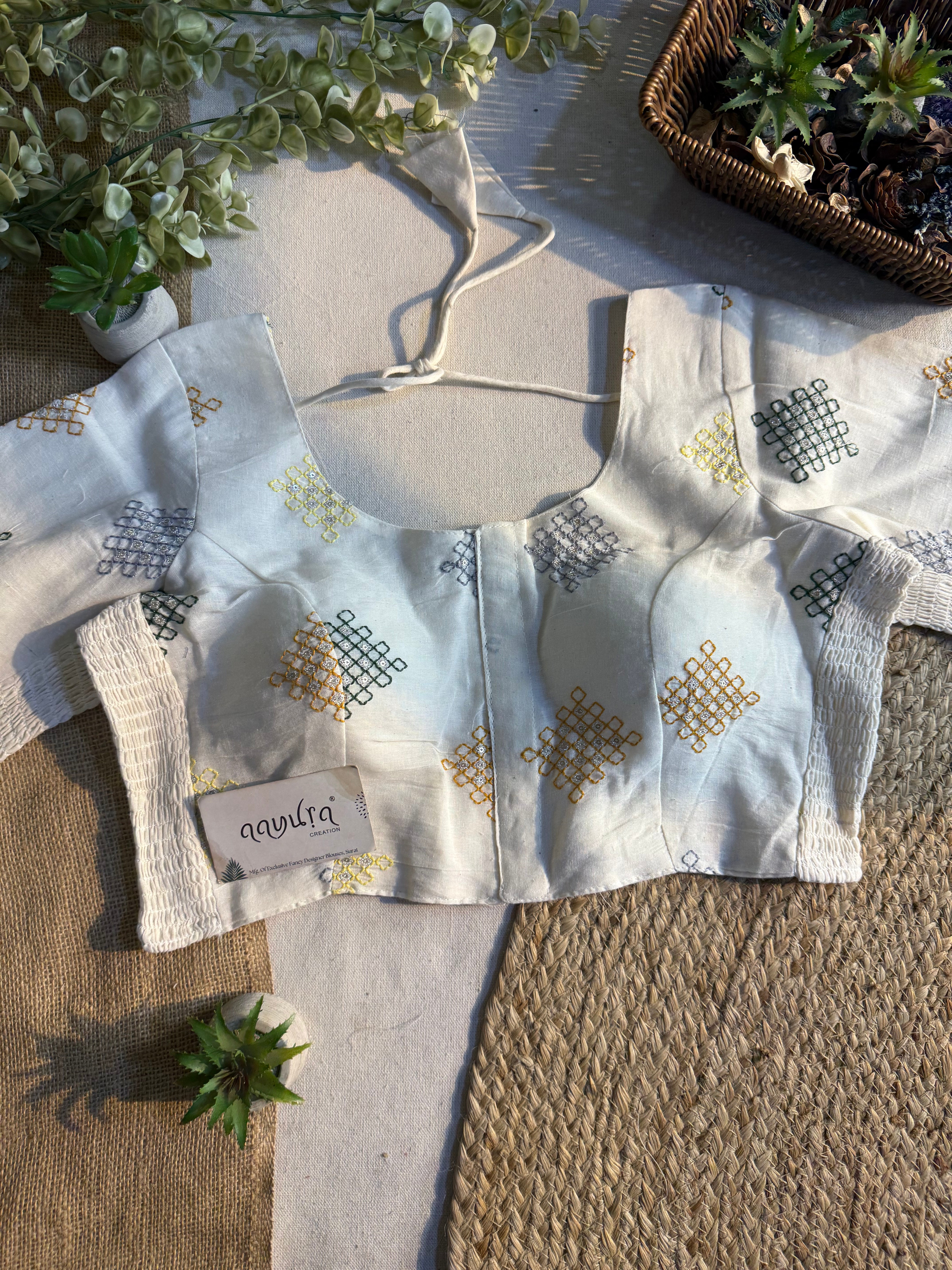 Ivory Bloom Blouse