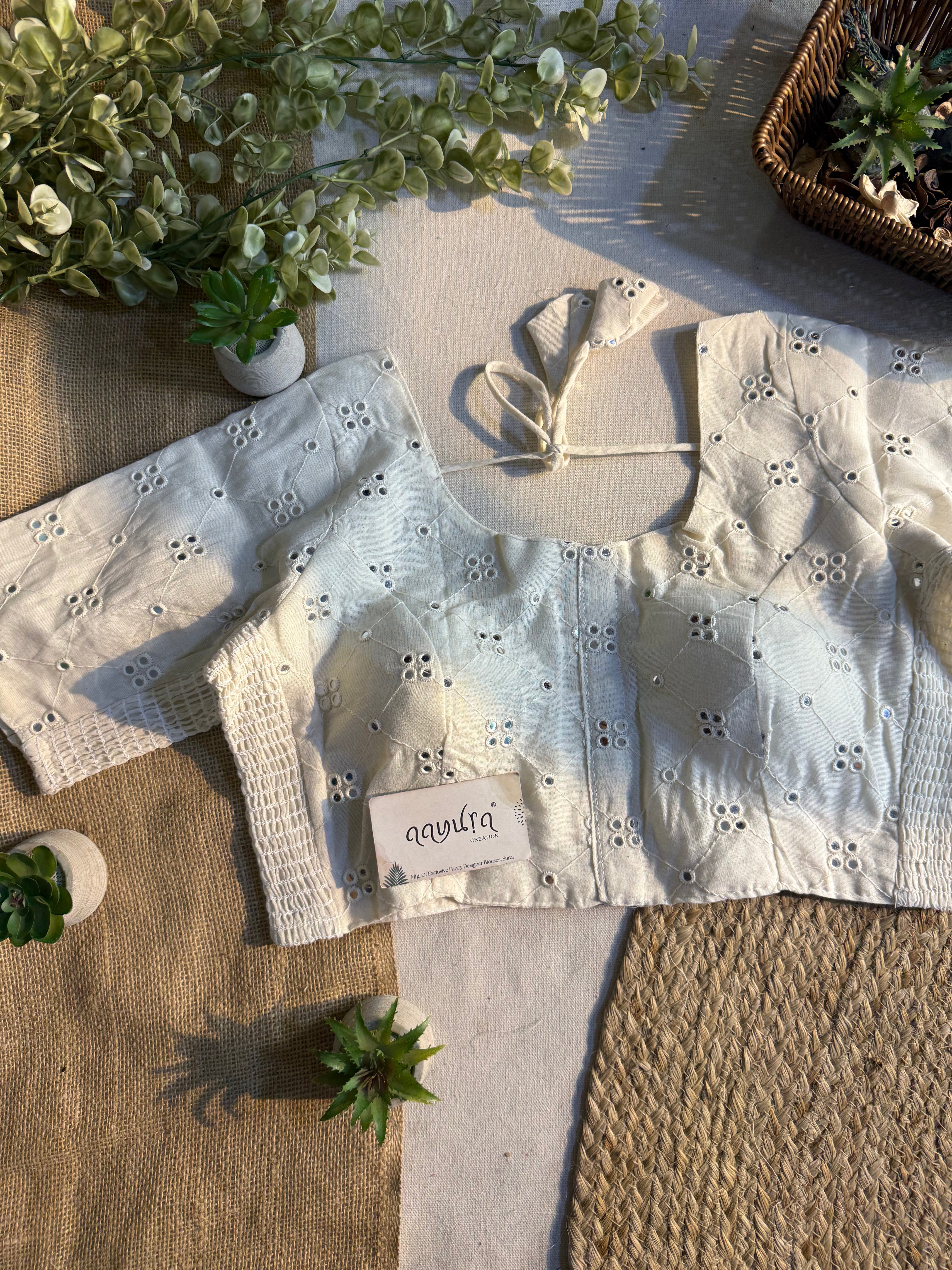 Ivory Bloom Blouse