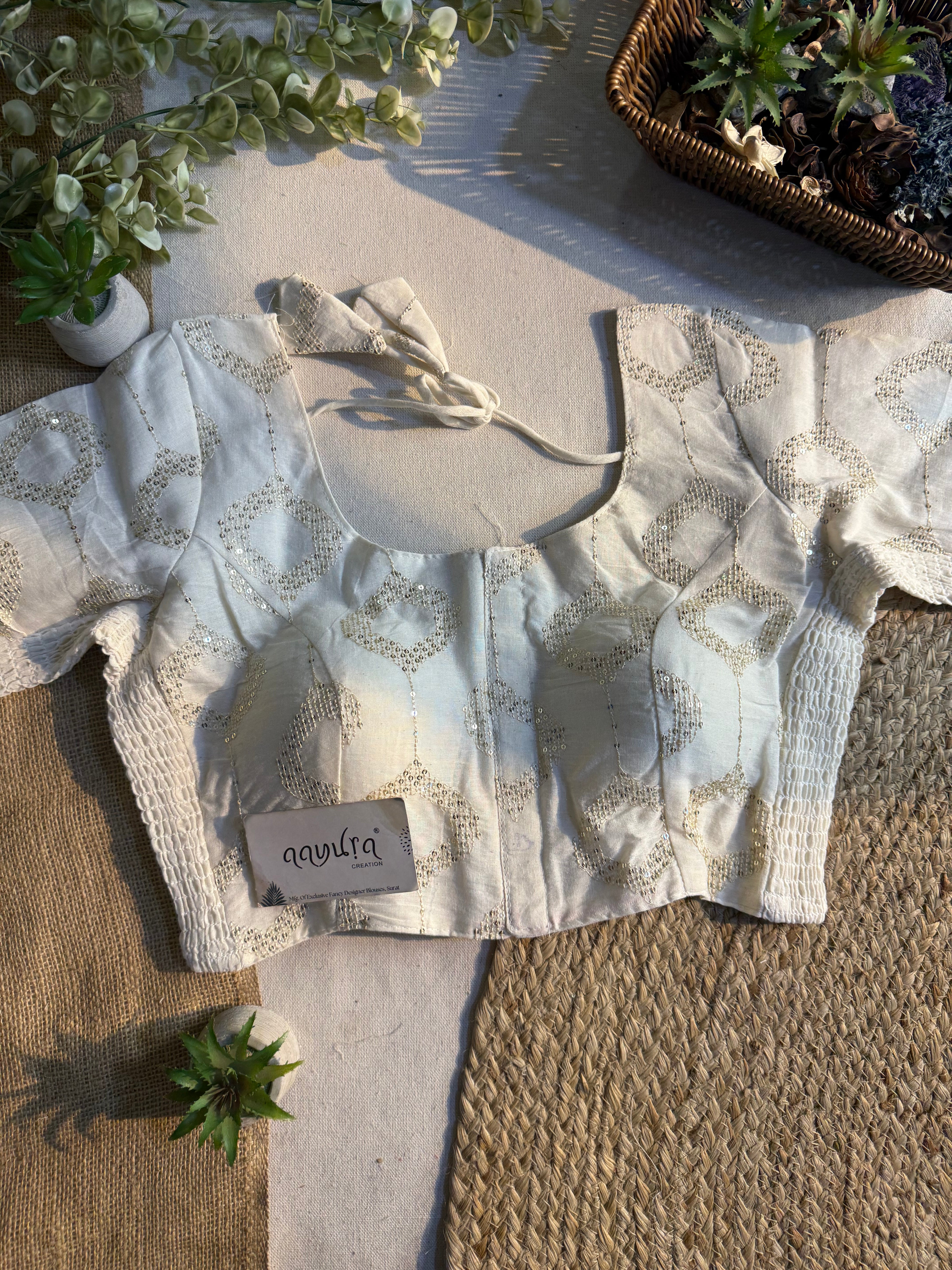 Ivory Bloom Blouse