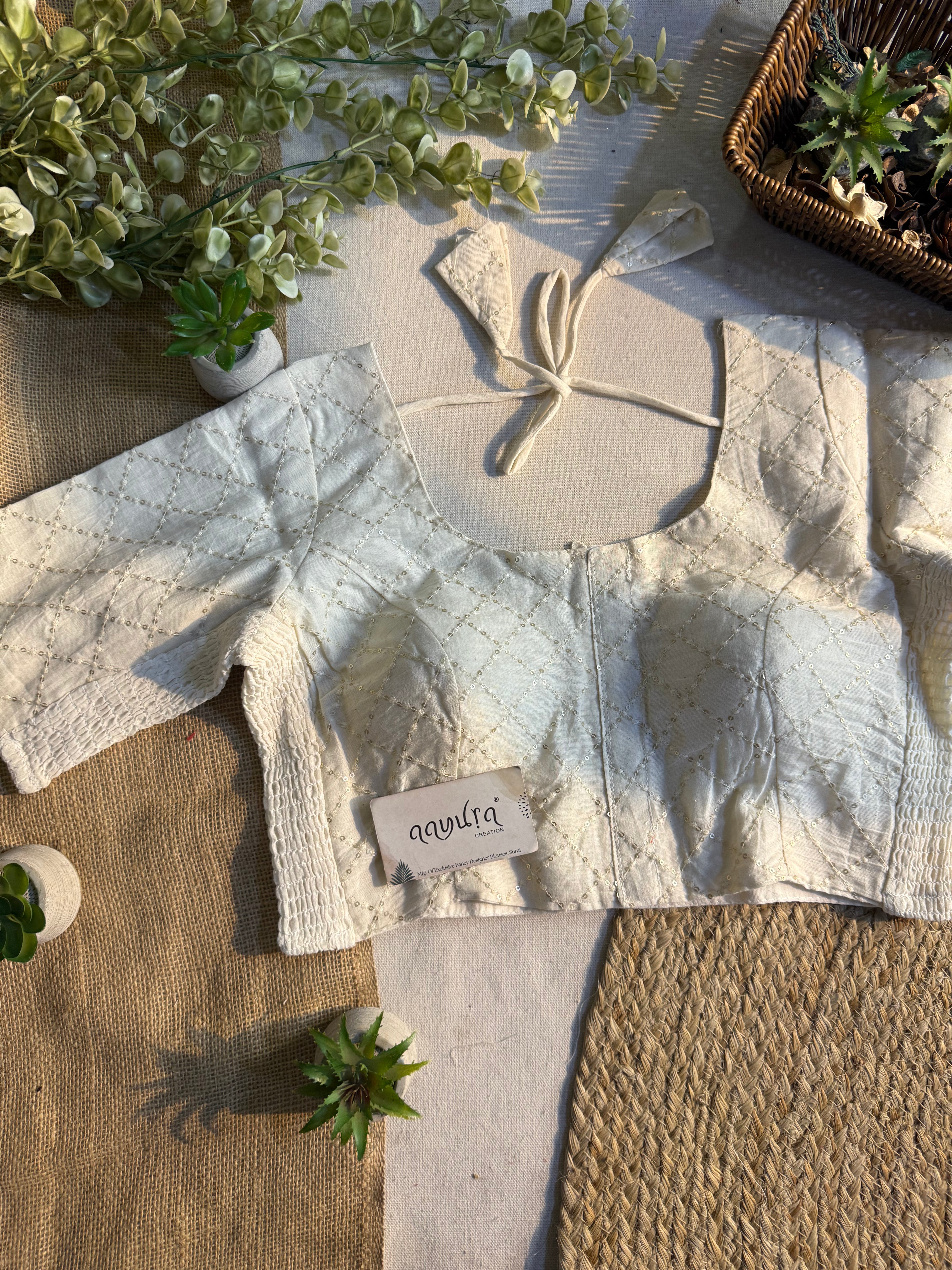 Ivory Bloom Blouse