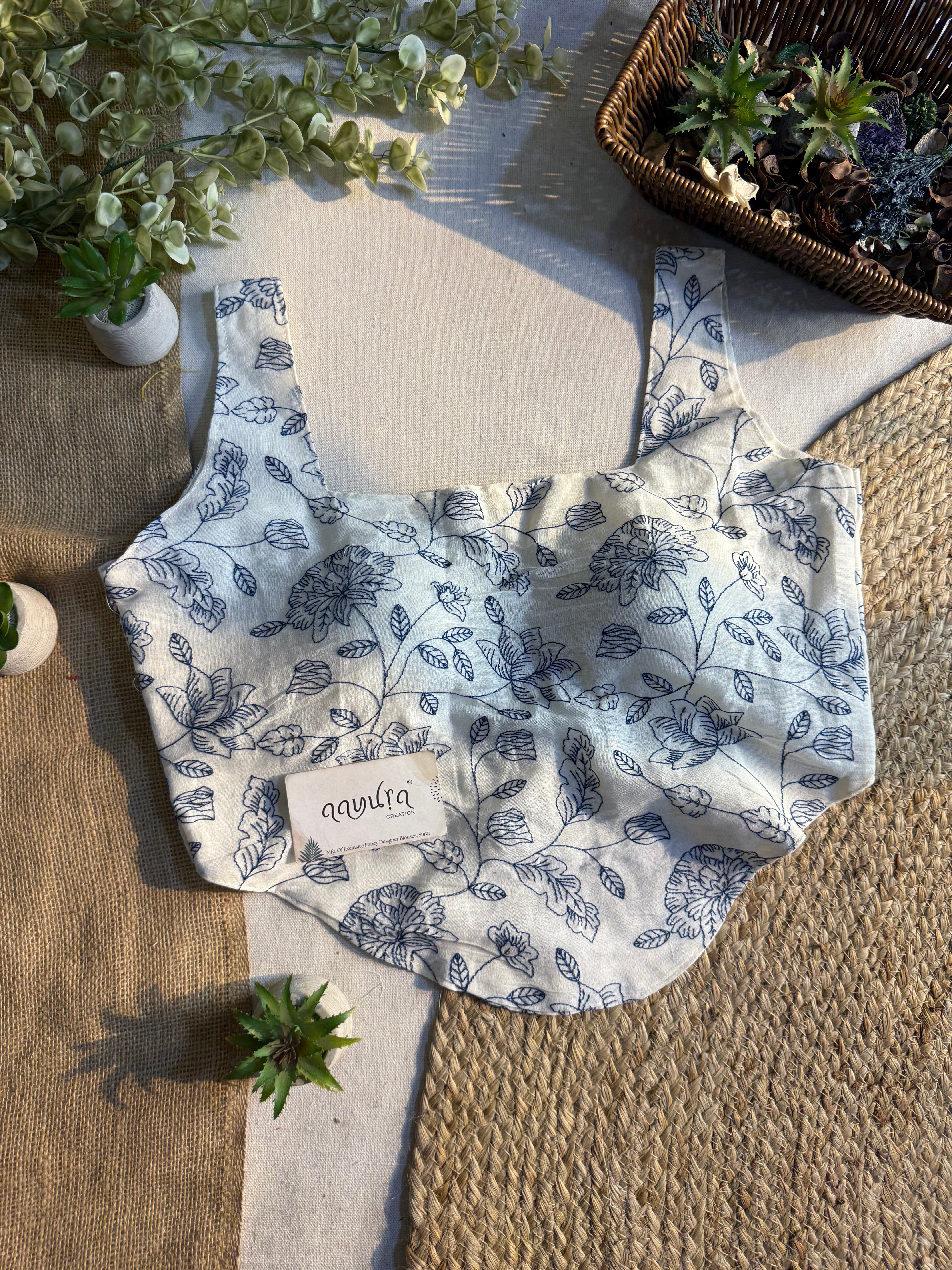 Multiflora Cotton Blouse