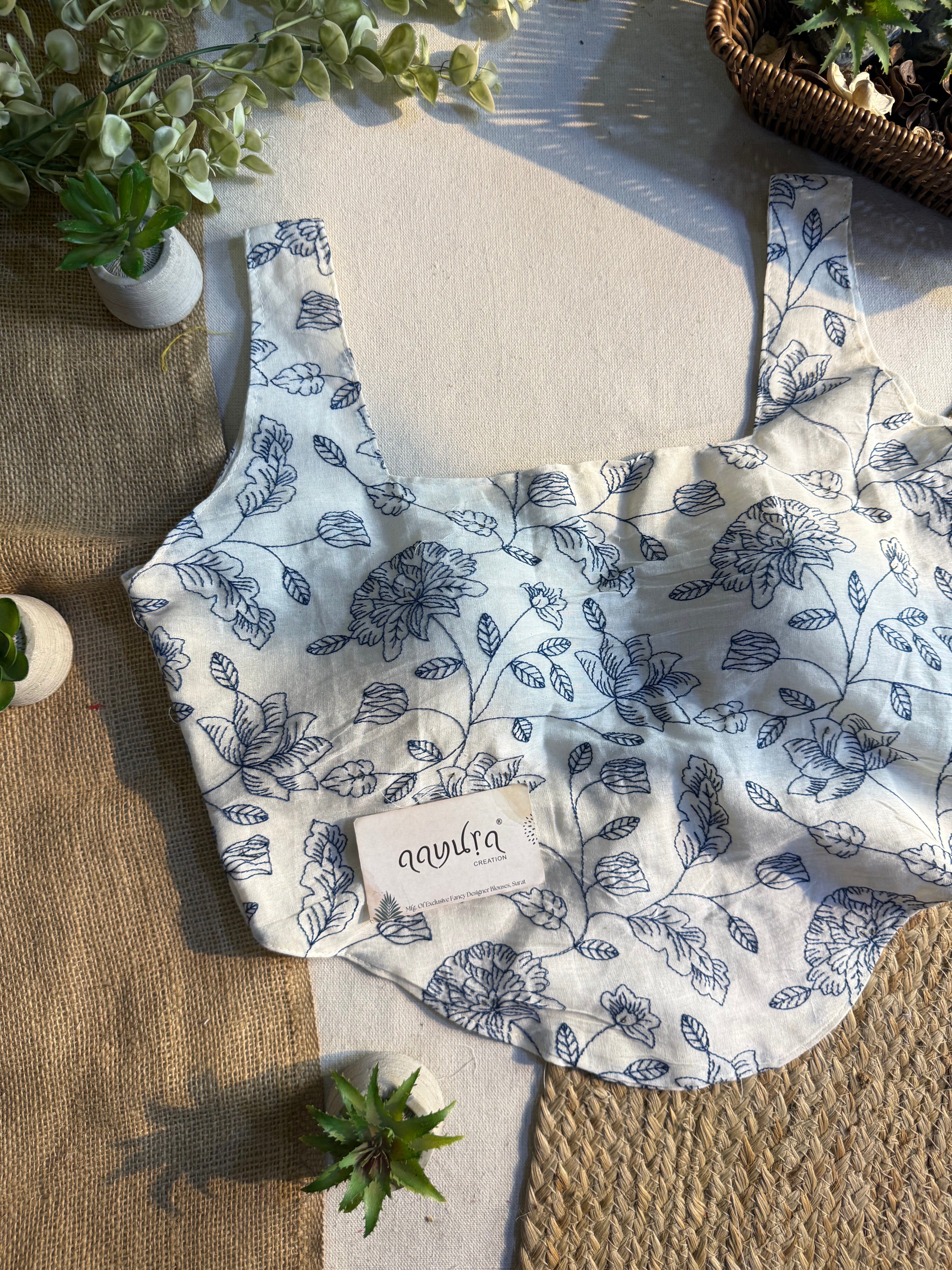 Multiflora Cotton Blouse