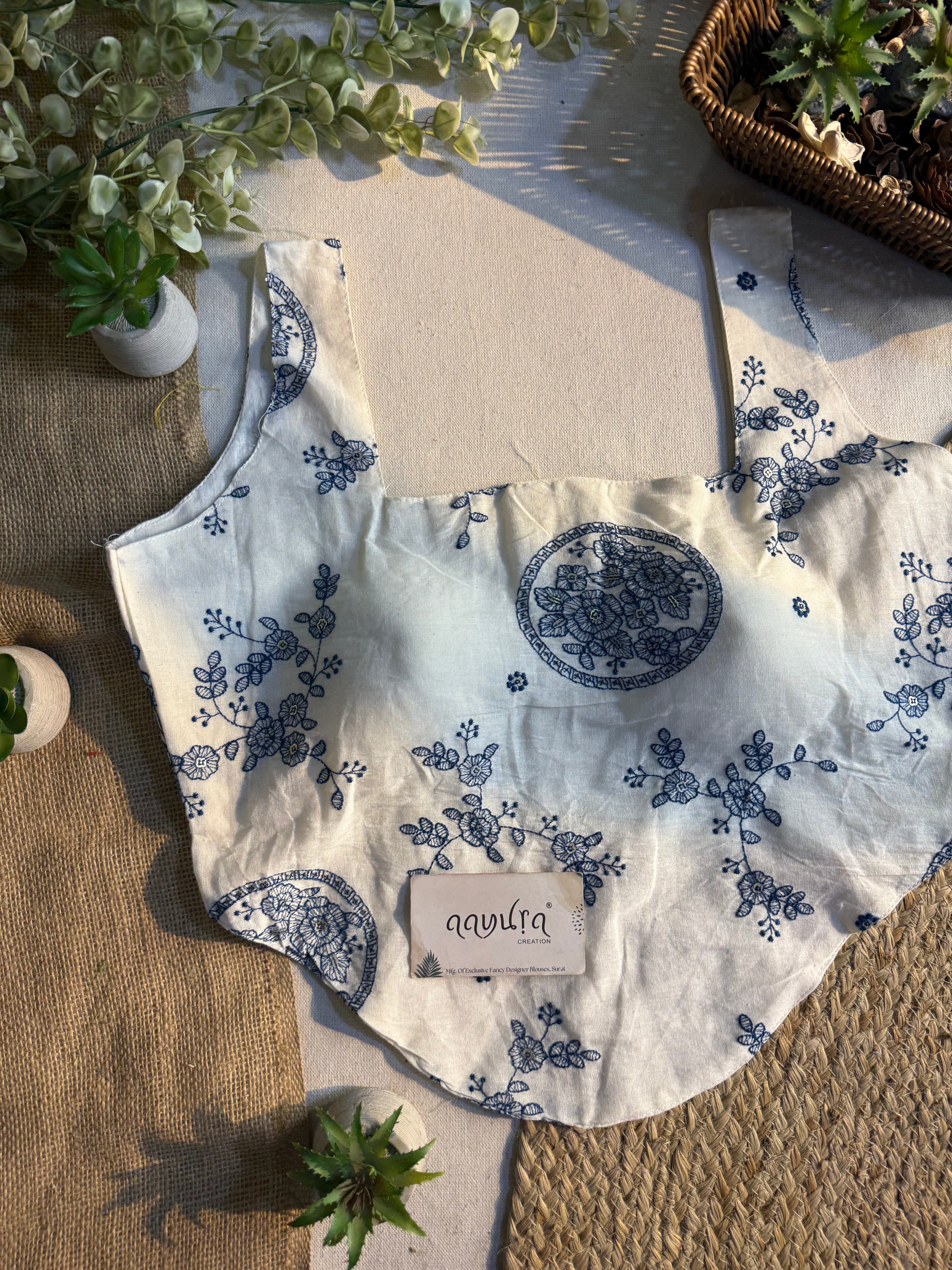 Multiflora Cotton Blouse