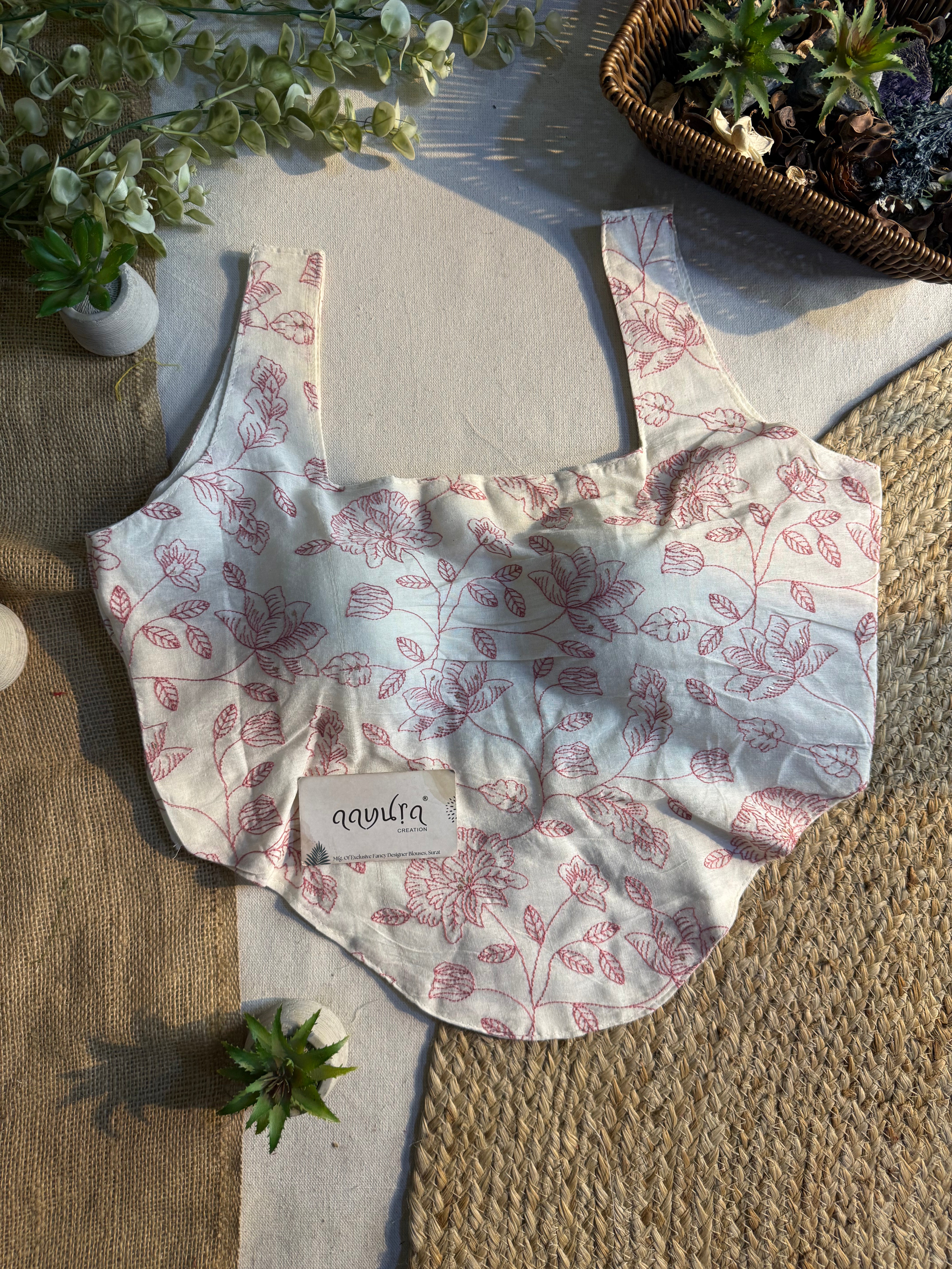 Multiflora Cotton Blouse