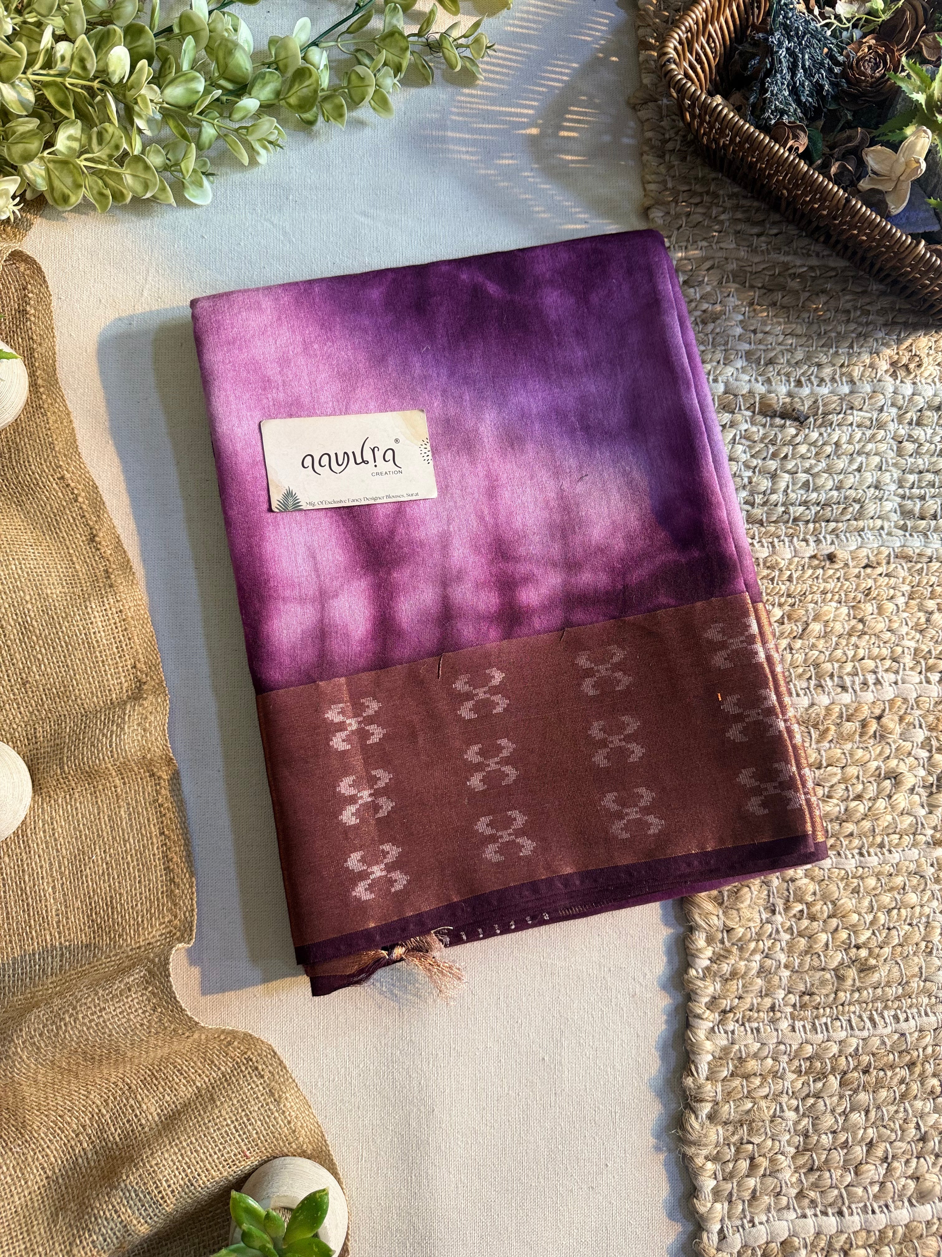 Sibori Royale Semi Silk Saree