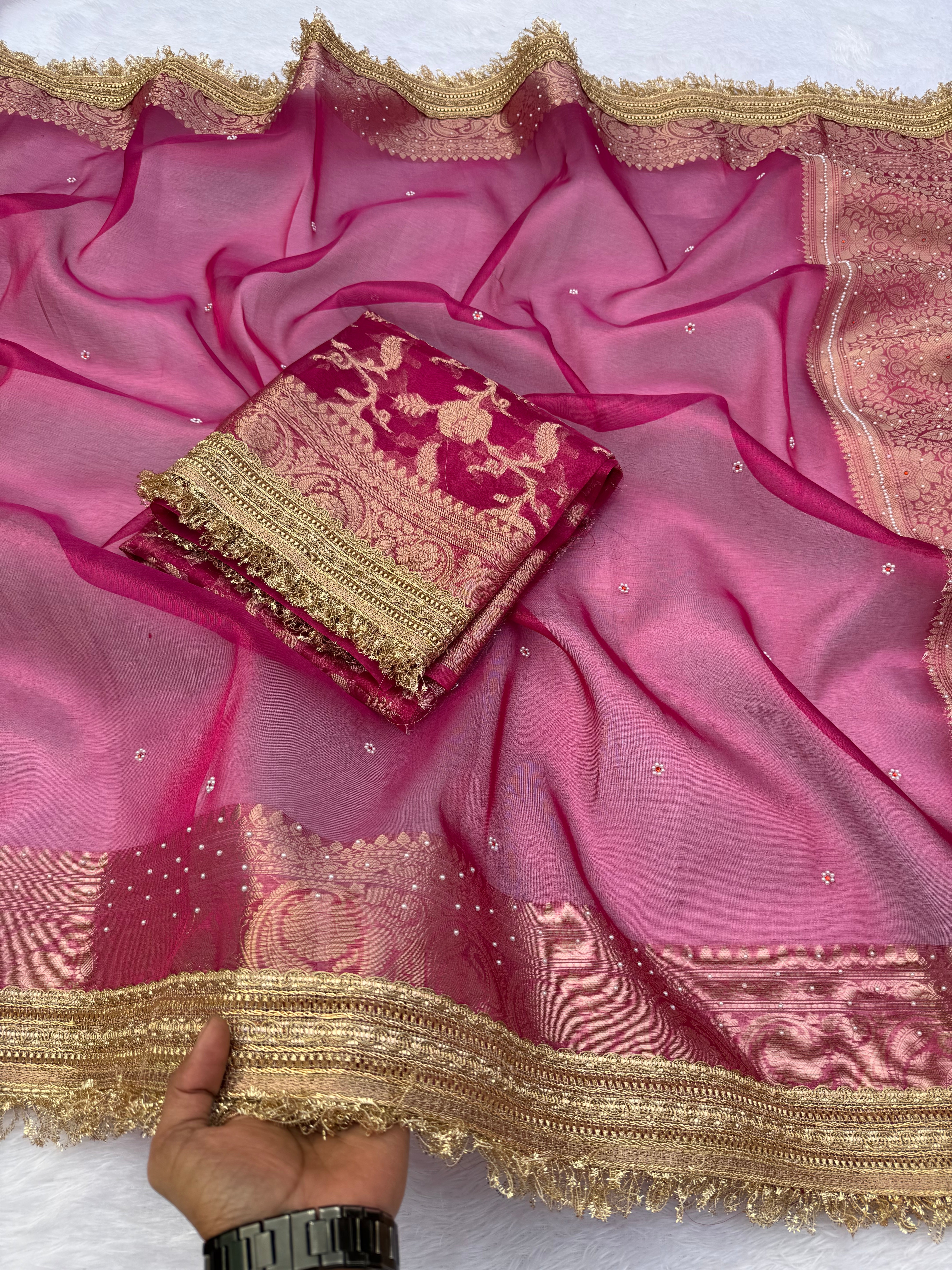 Maharani Tissue Saree