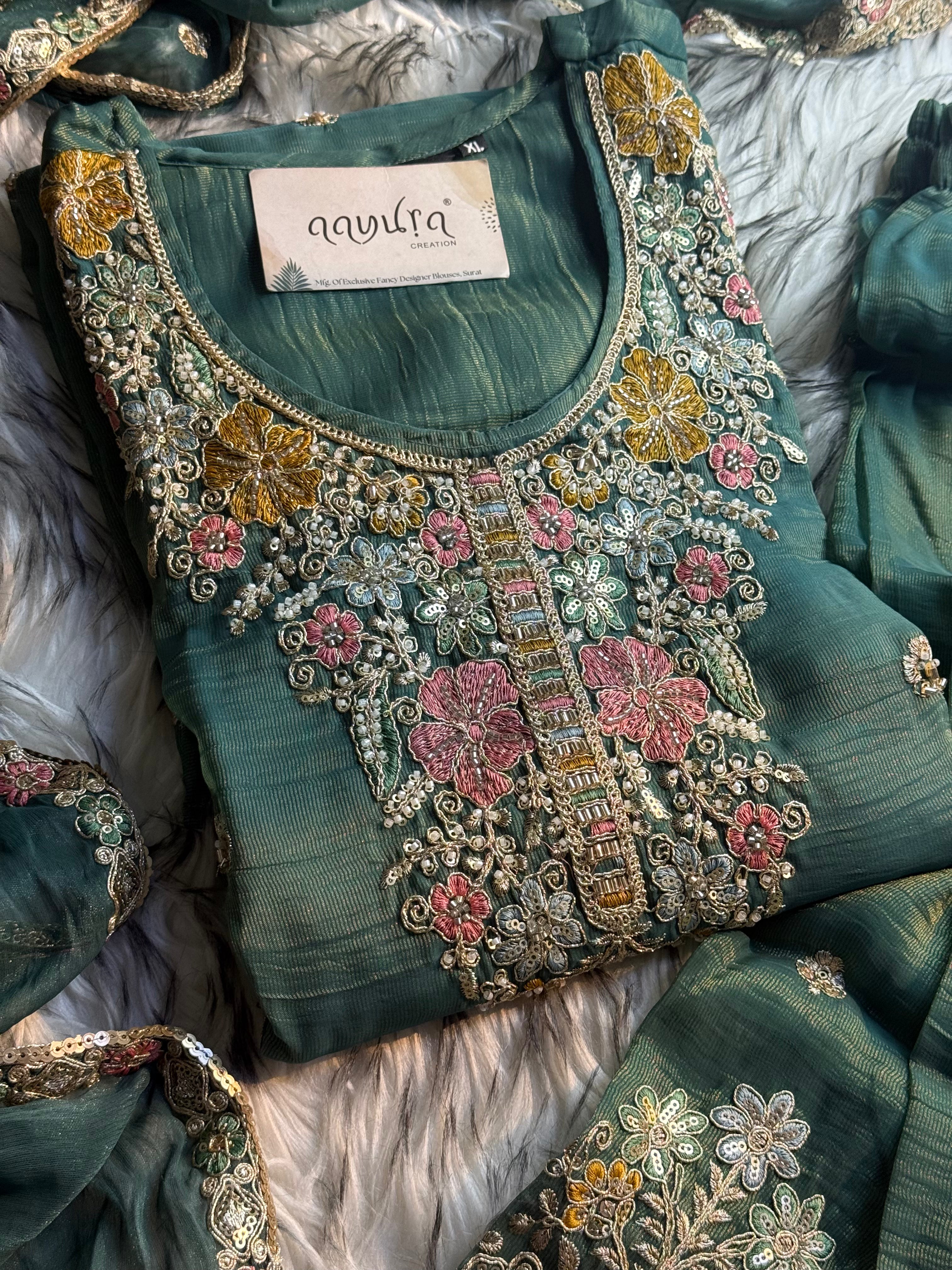 Heer Designer Palazzo Sharara Set