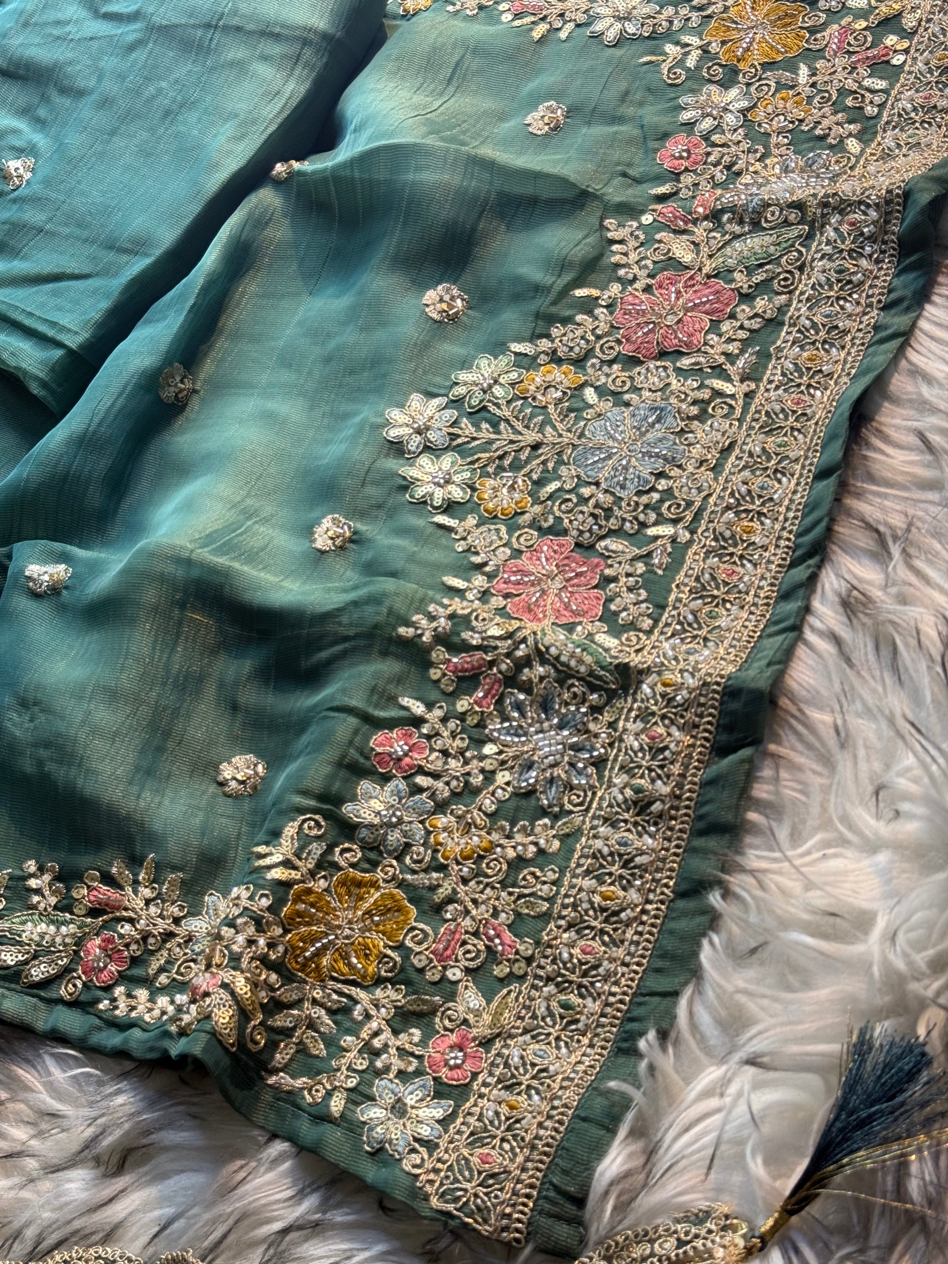 Heer Designer Palazzo Sharara Set