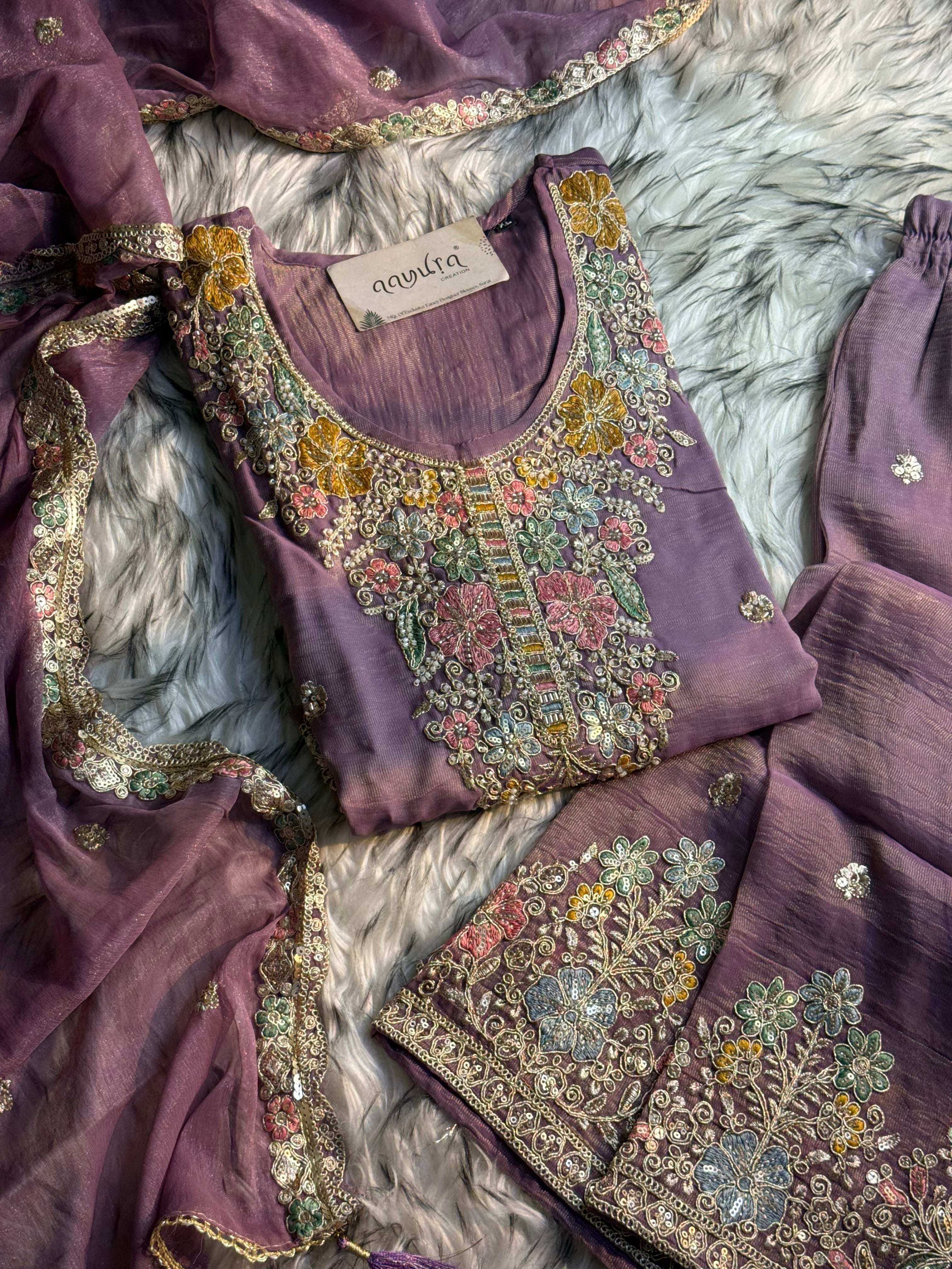 Heer Designer Palazzo Sharara Set