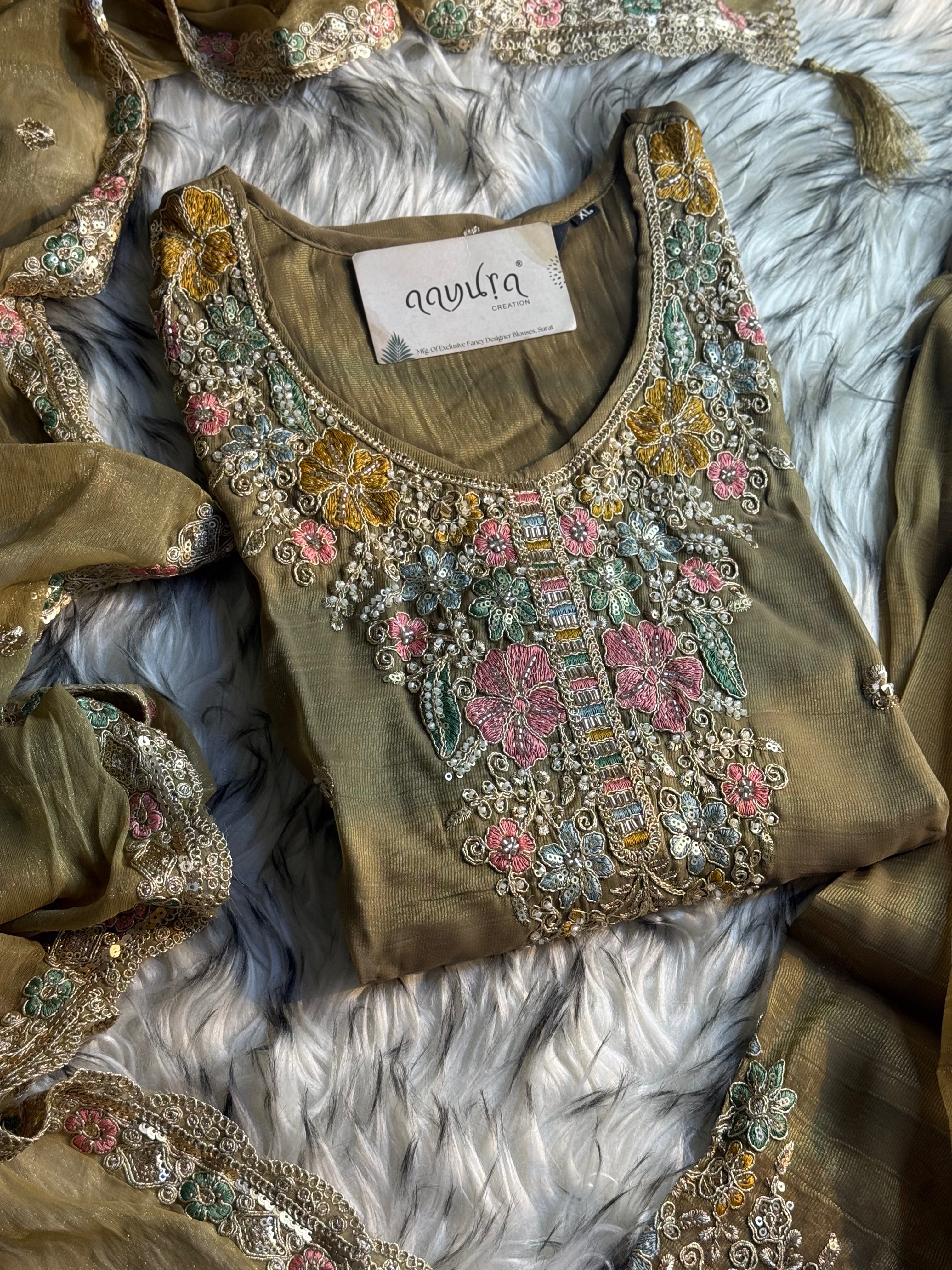 Heer Designer Palazzo Sharara Set