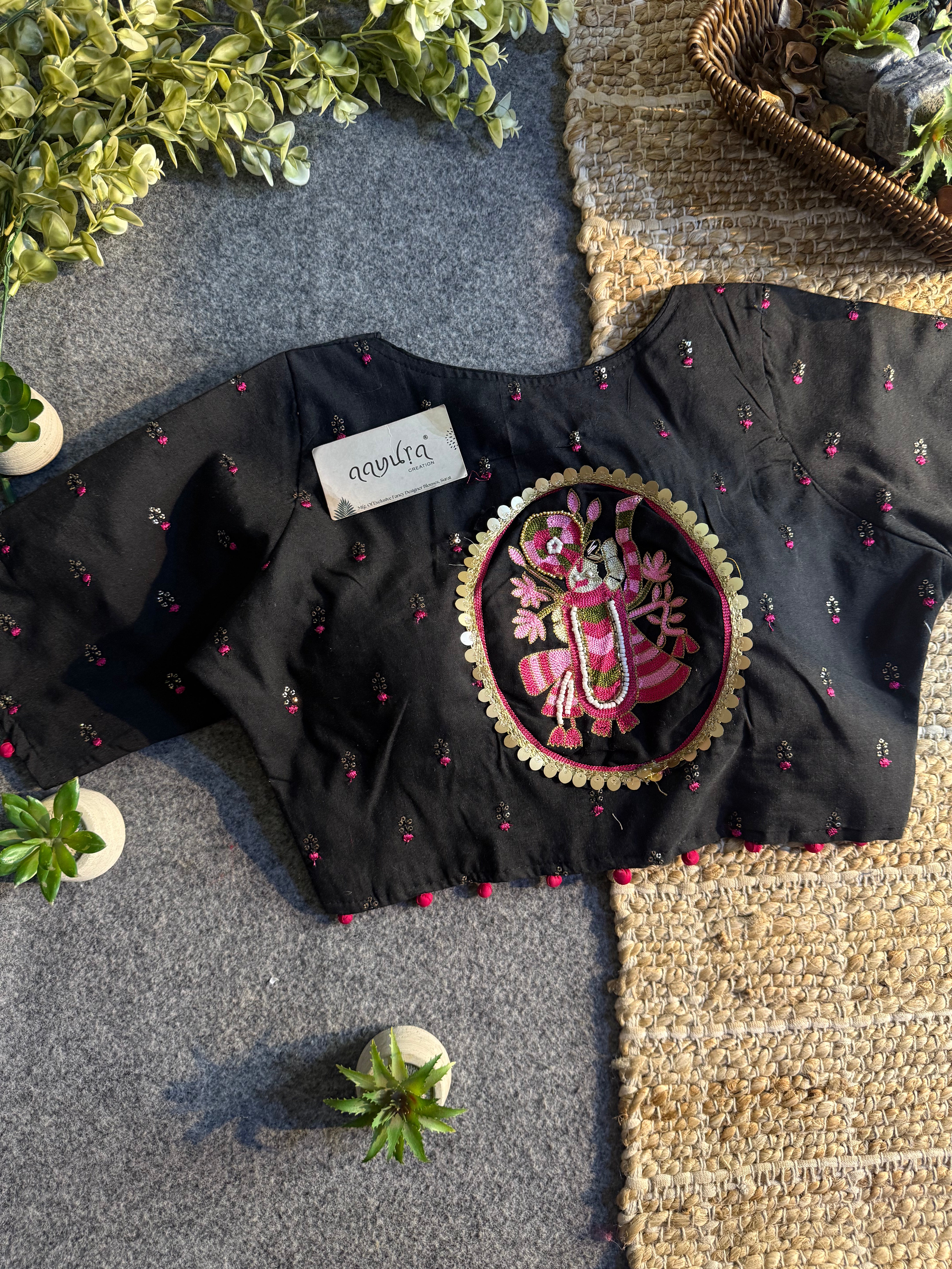 Royale Krishna Patchwork Blouse
