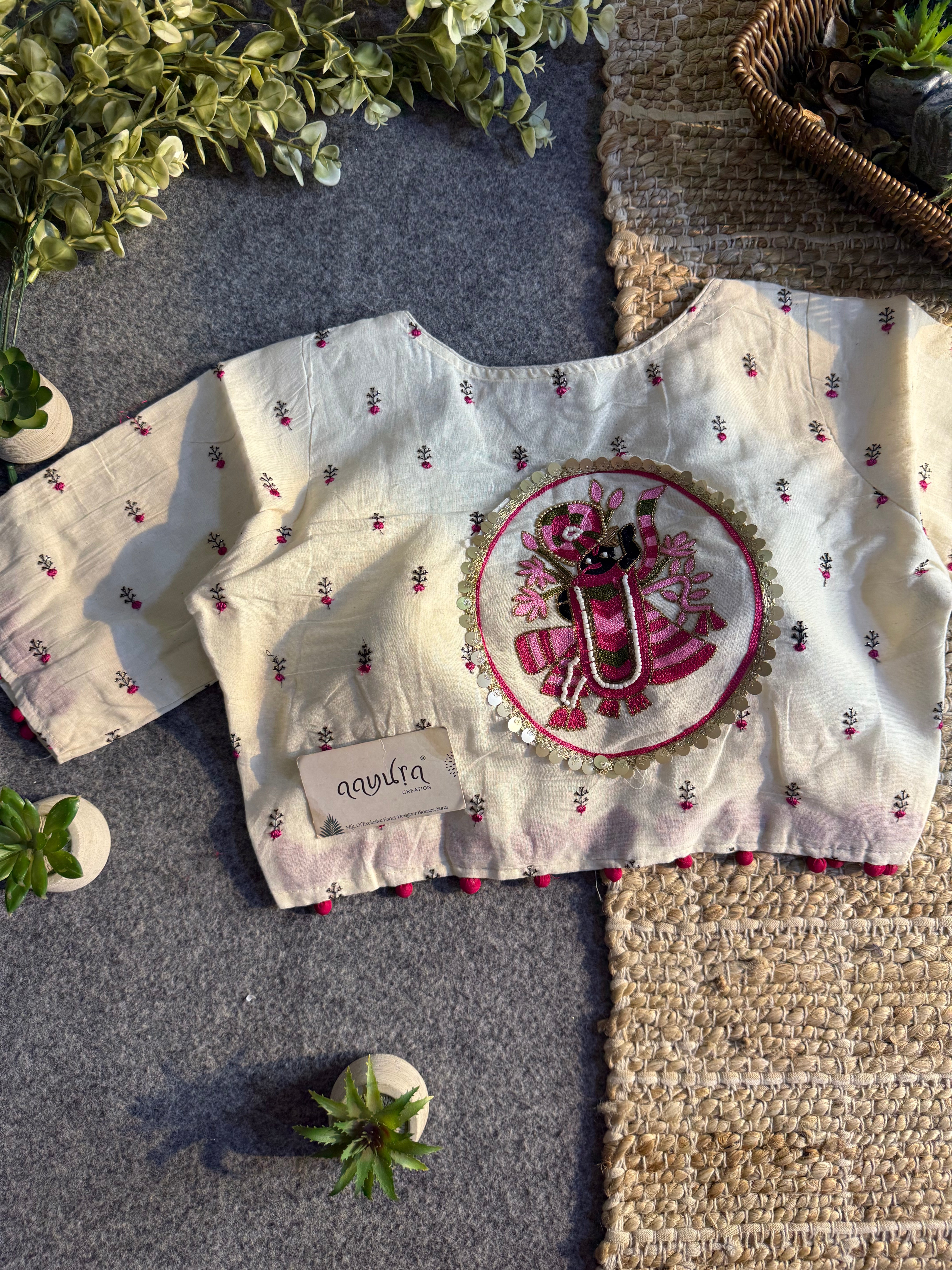Royale Krishna Patchwork Blouse
