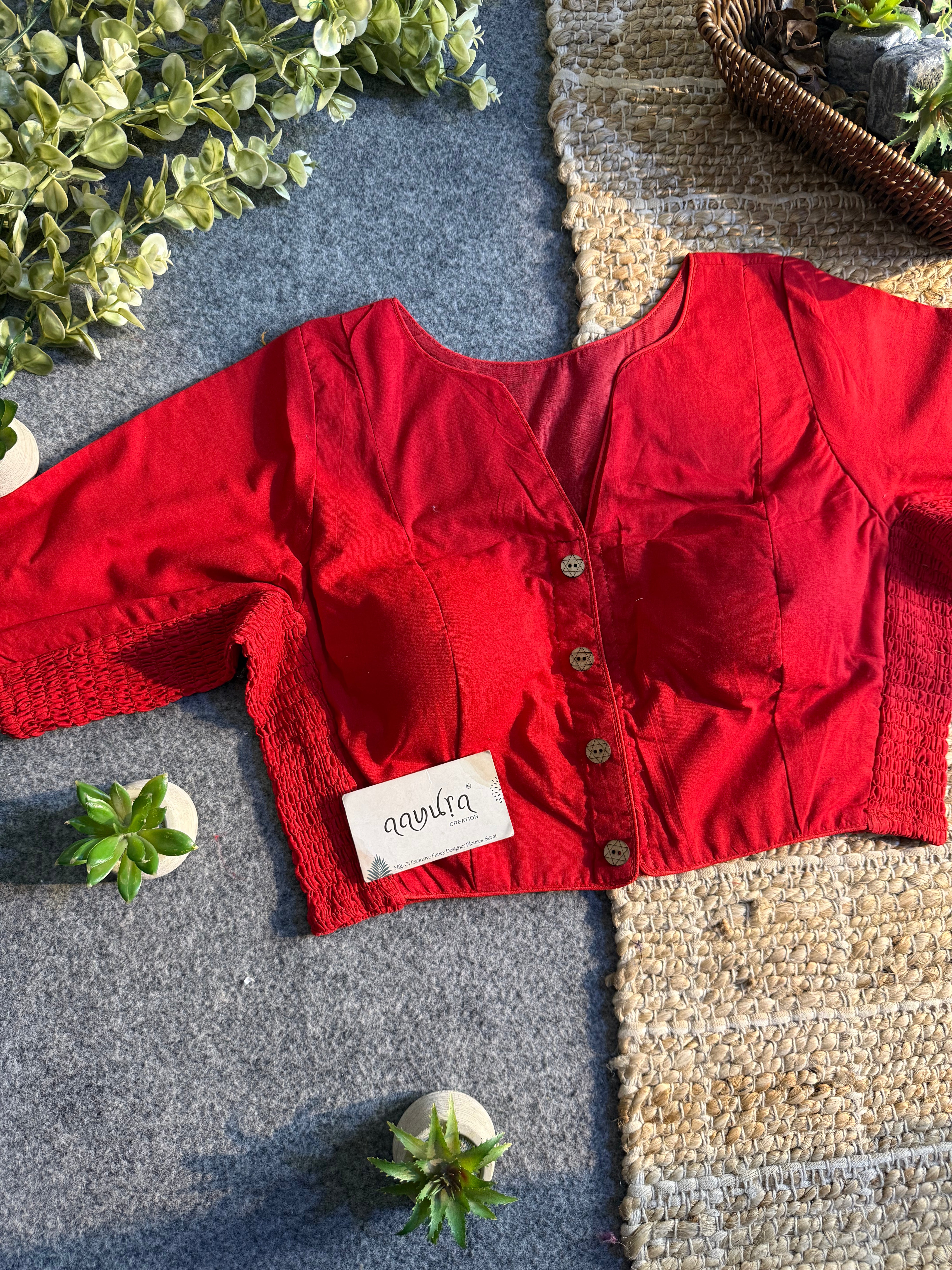 Comfort Fit Cotton Blouse 2
