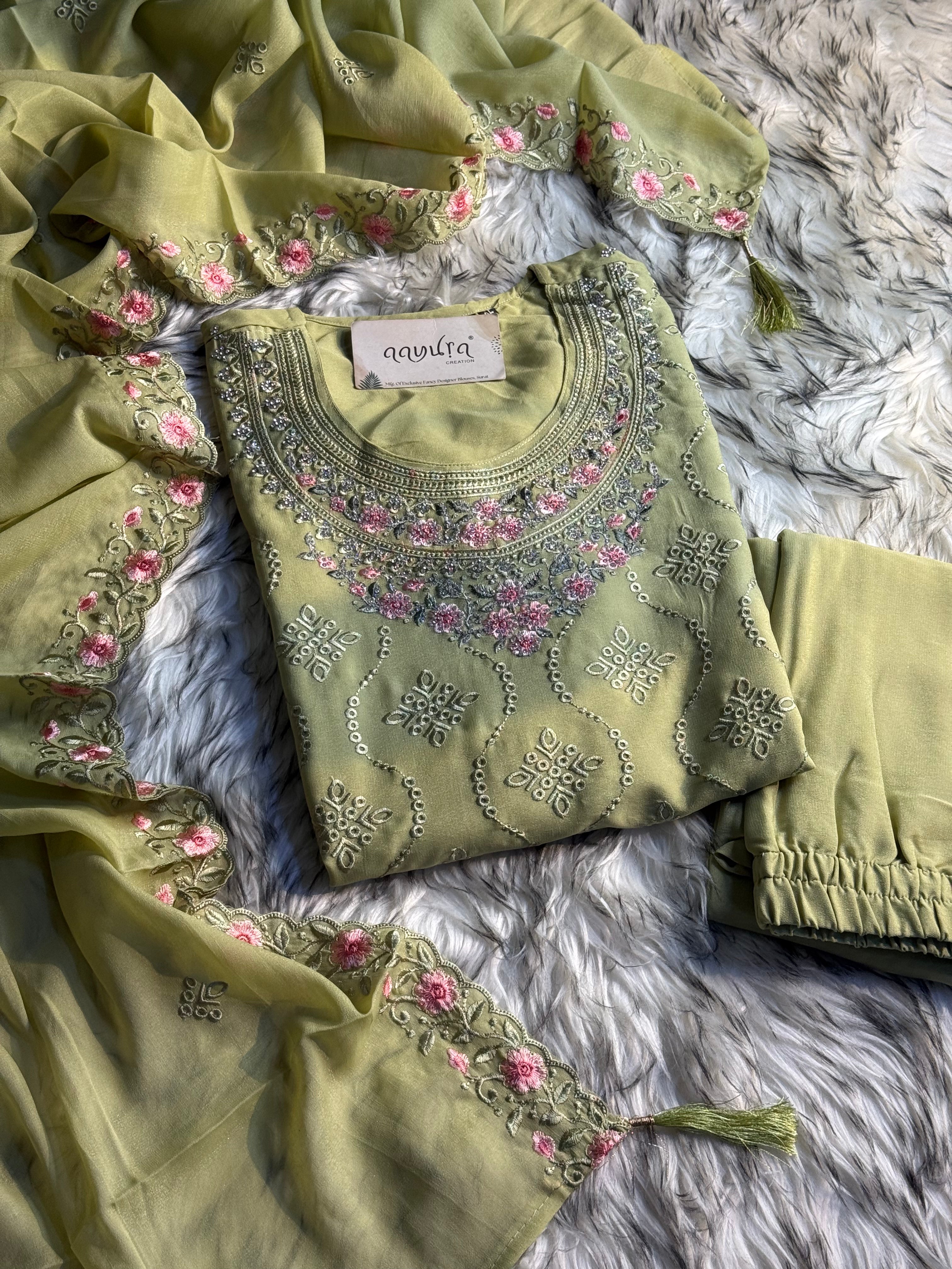 Eira Festive Palazzo Sharara Set