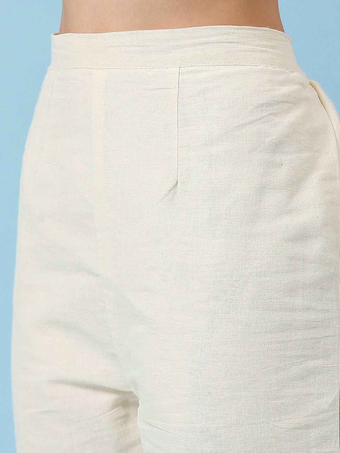 Embroidered Khadi Cotton Summer Top