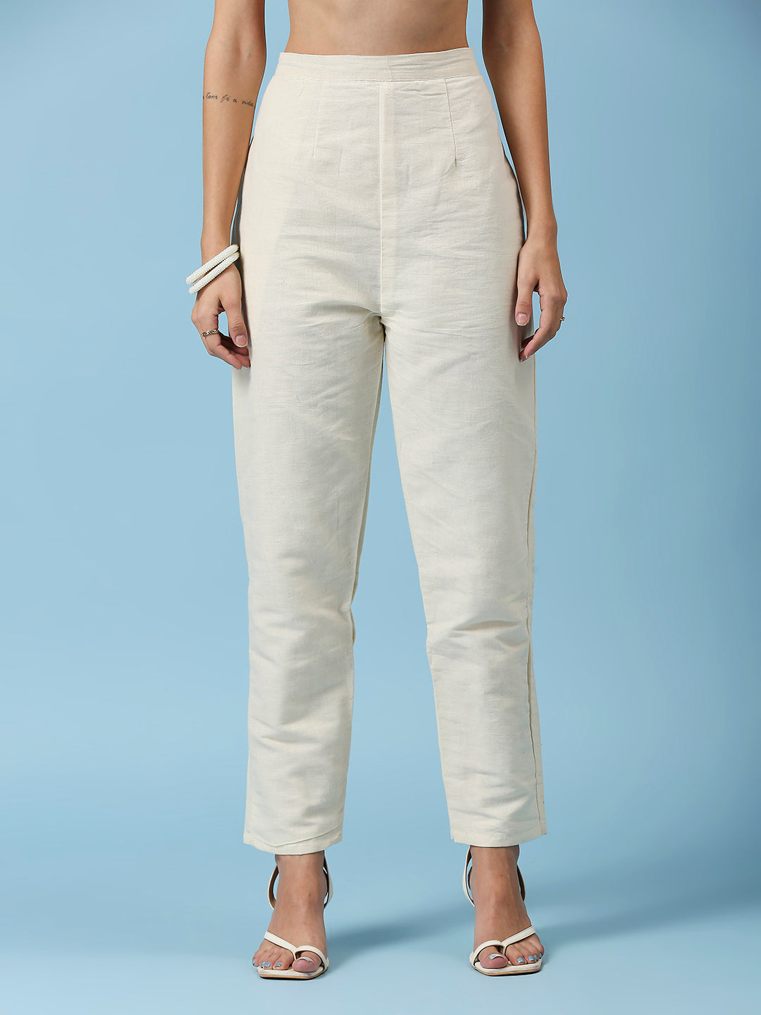 Embroidered Khadi Cotton Summer Top