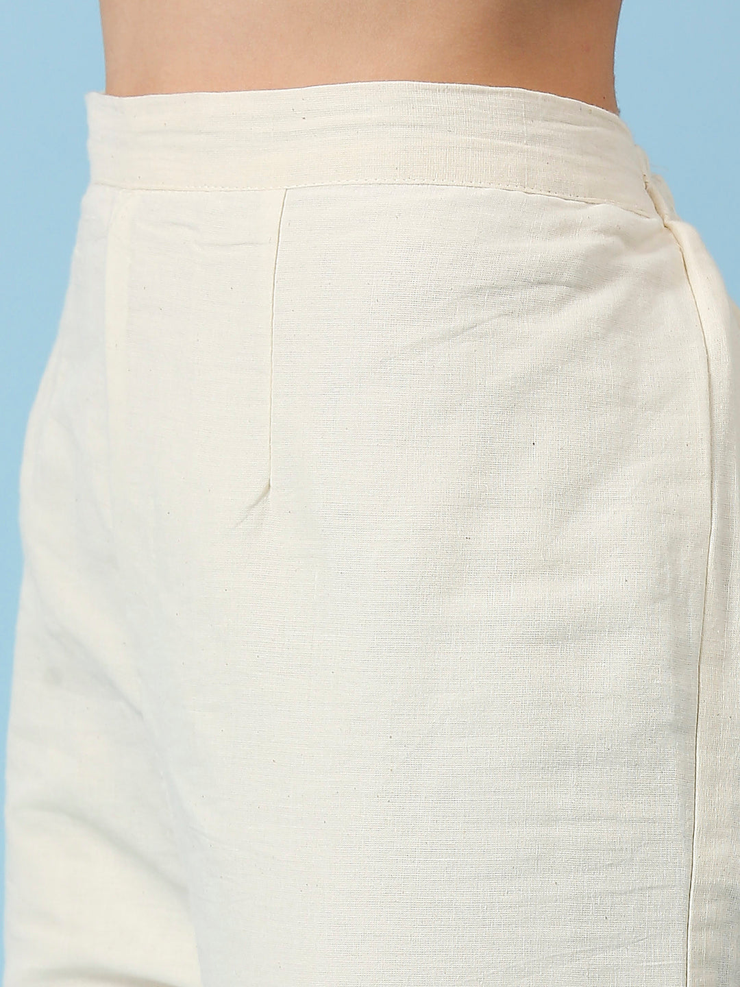 Embroidered Khadi Cotton Summer Top