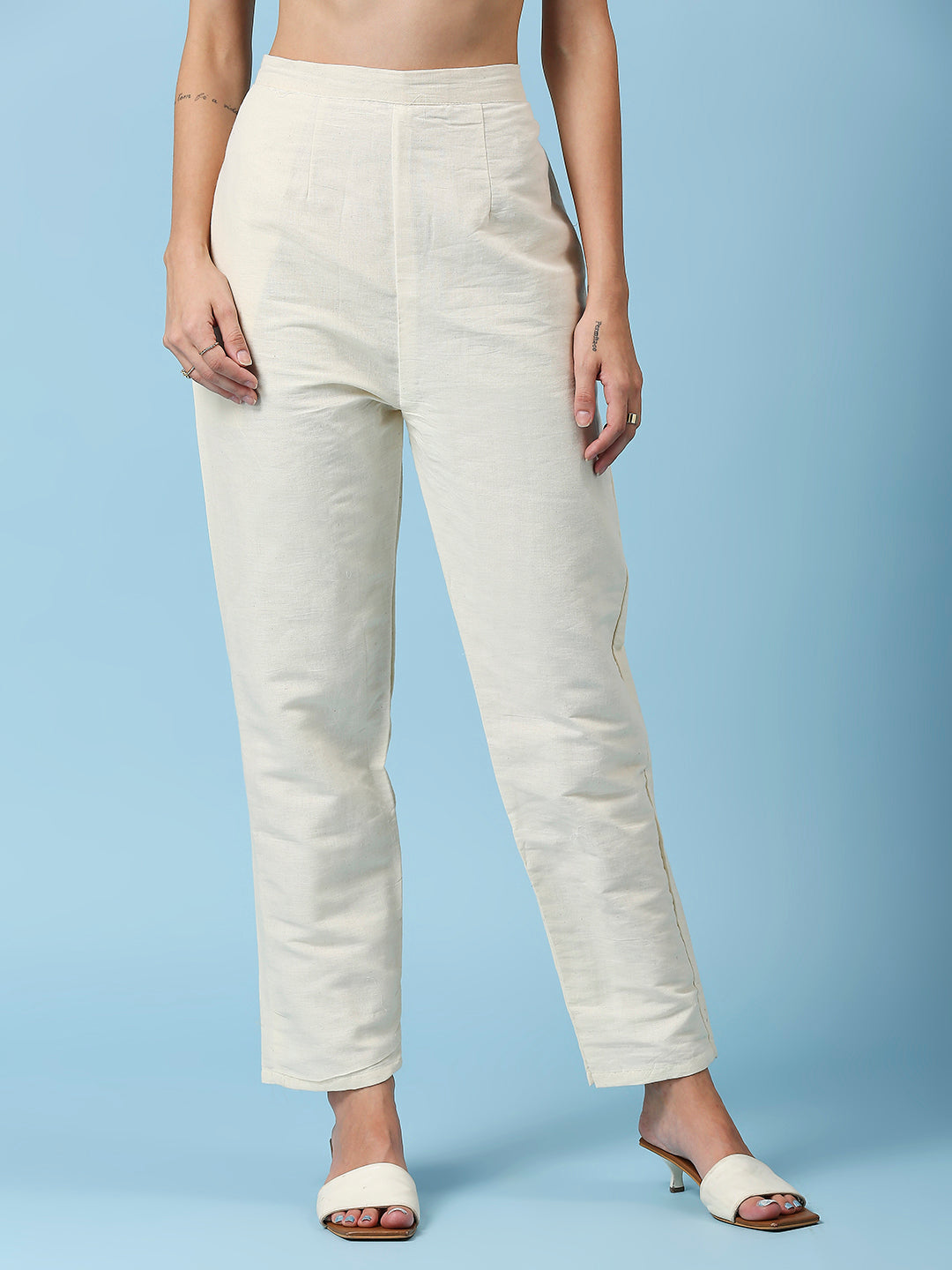 Embroidered Khadi Cotton Summer Top