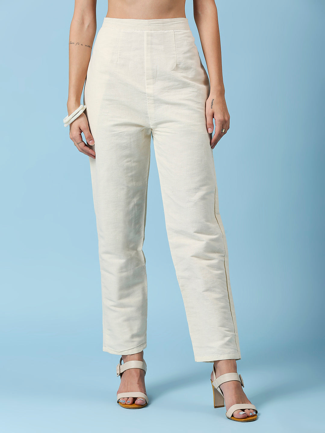 Embroidered Khadi Cotton Summer Top