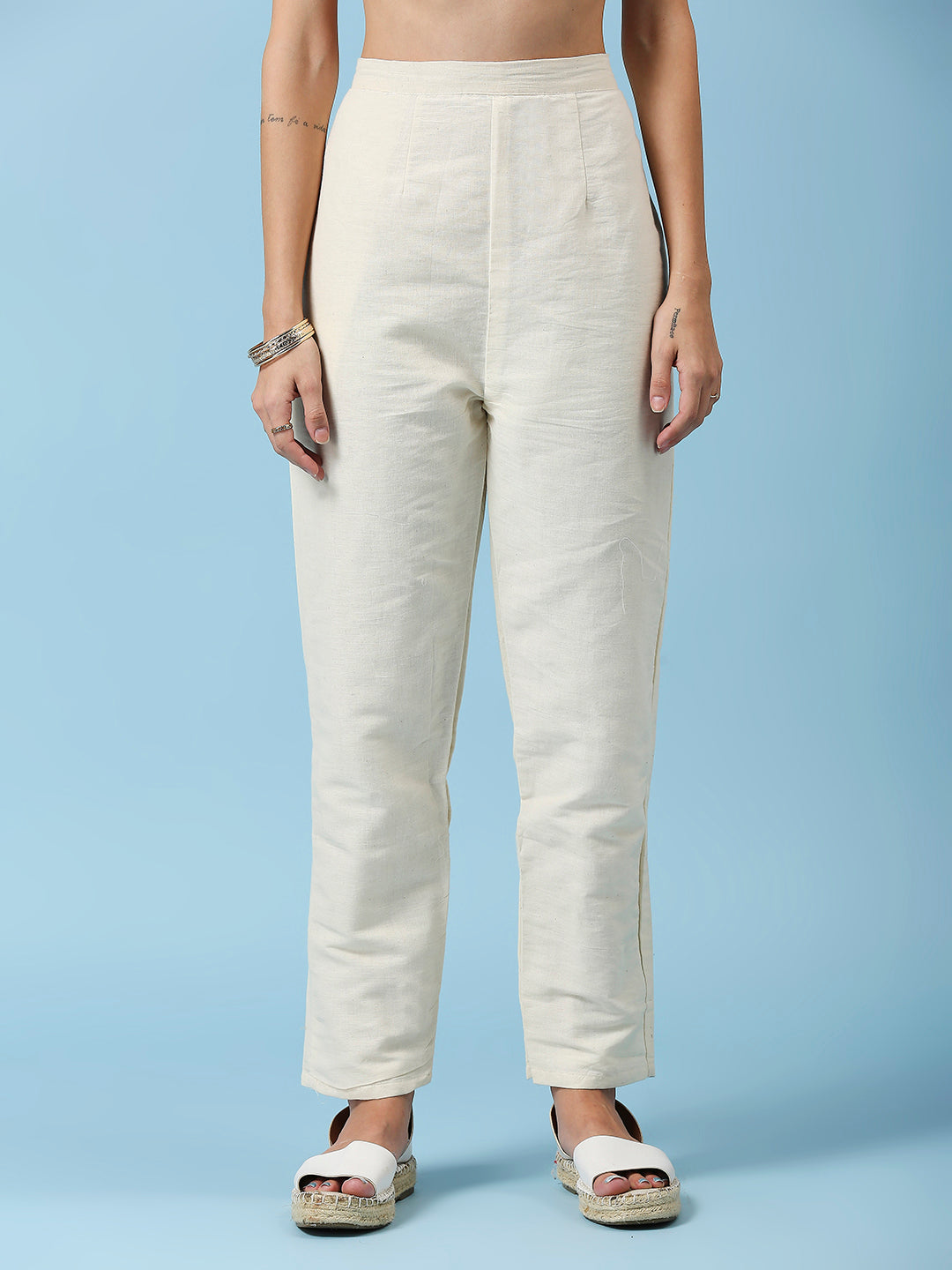 Embroidered Khadi Cotton Summer Top