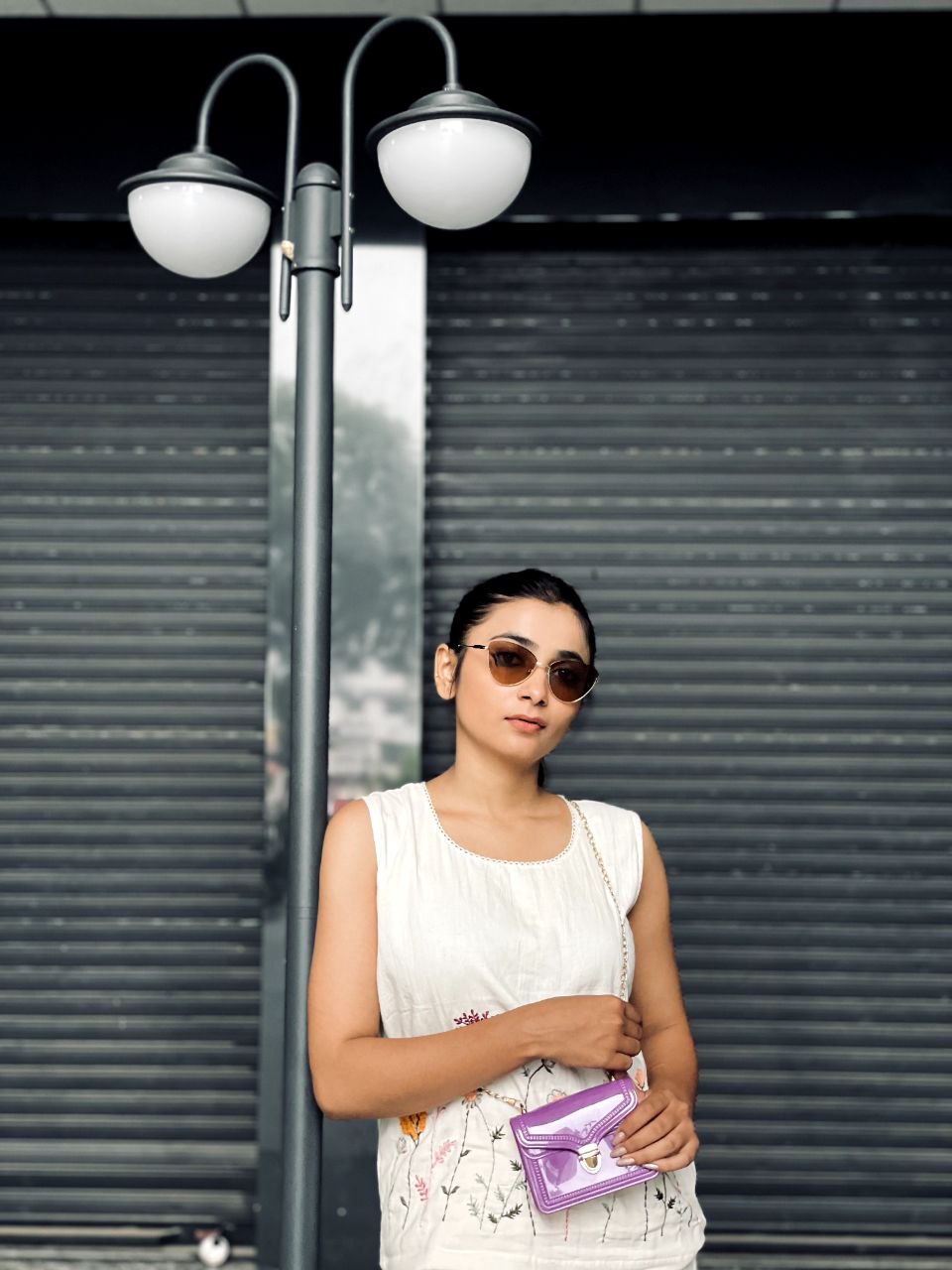 Embroidered Khadi Cotton Summer Top