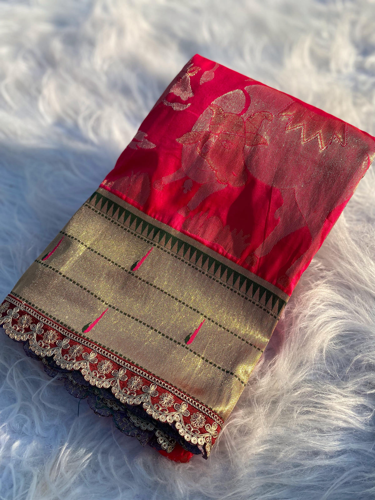 Riwaayat Premium Border Silk Saree