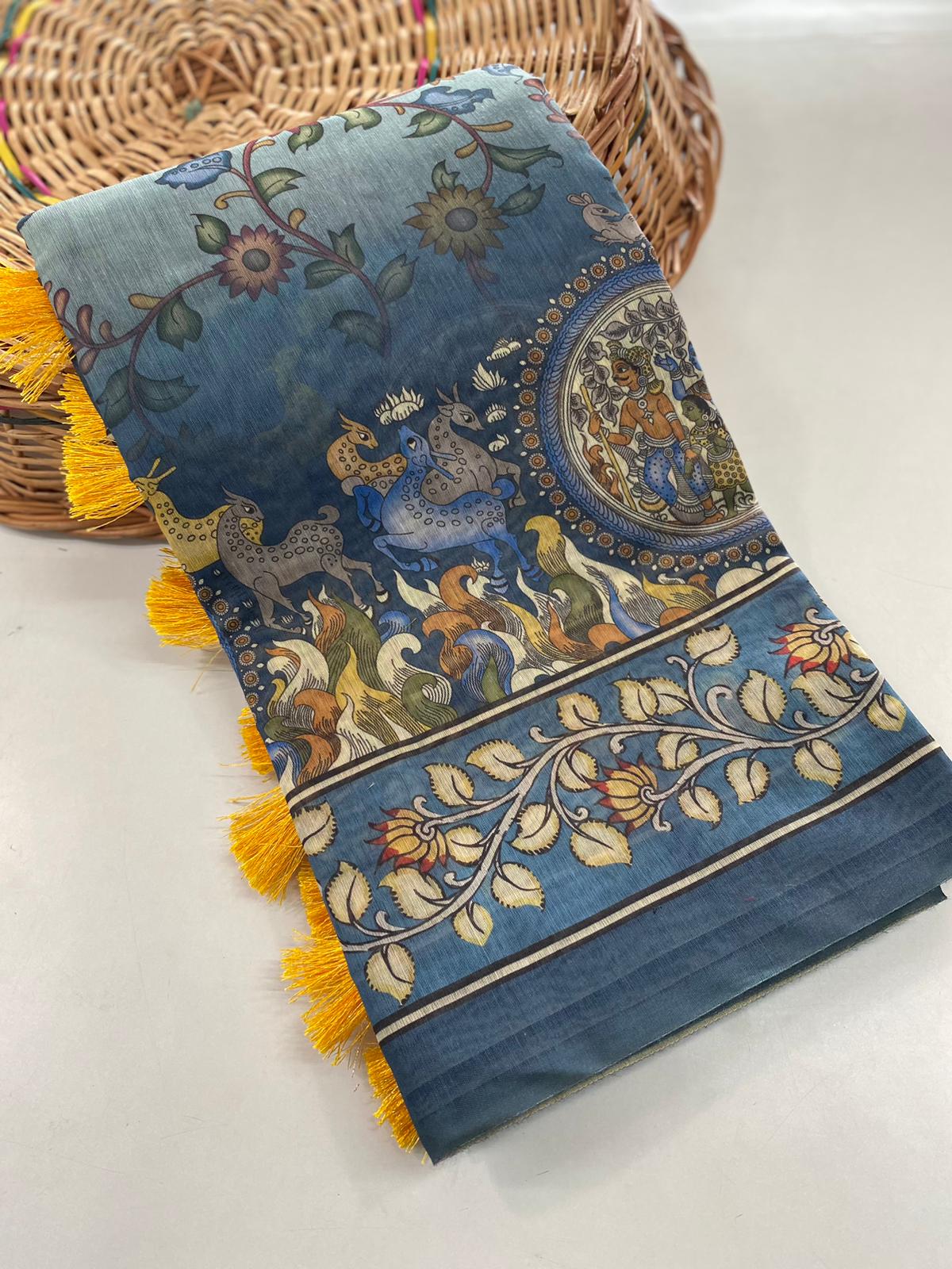 Grace Pure Malai Cotton Saree