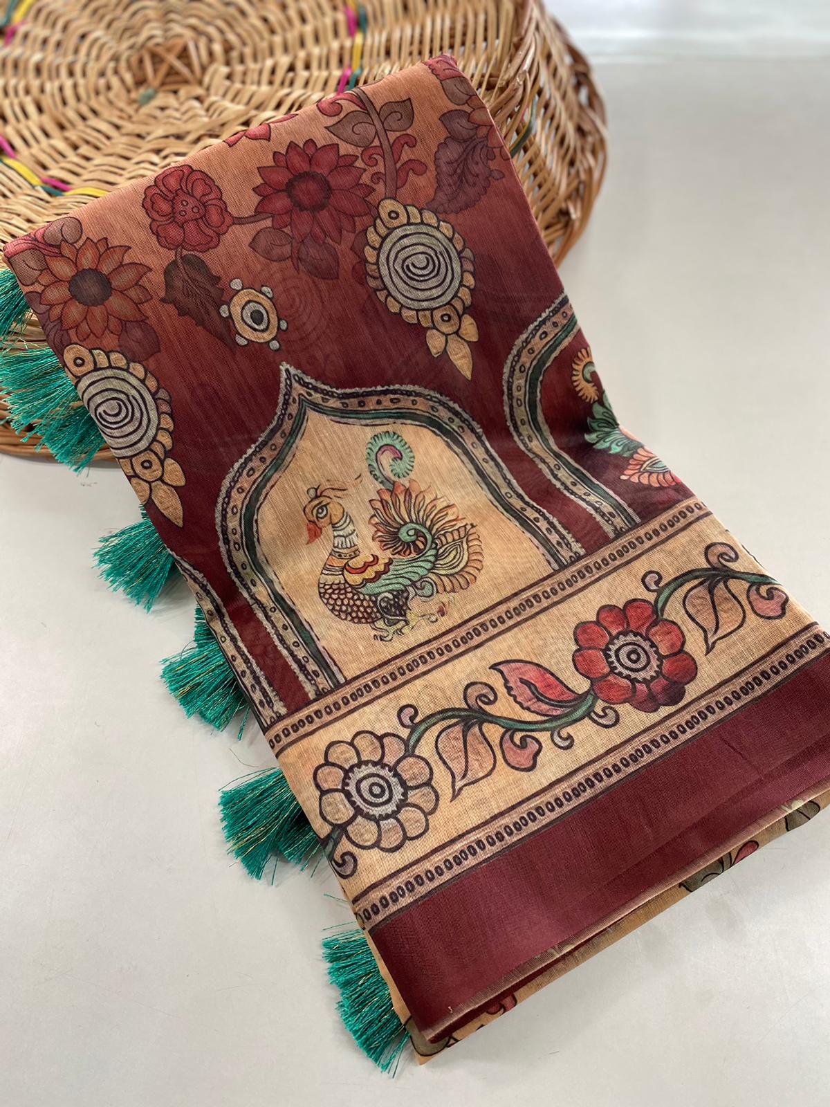 Grace Pure Malai Cotton Saree