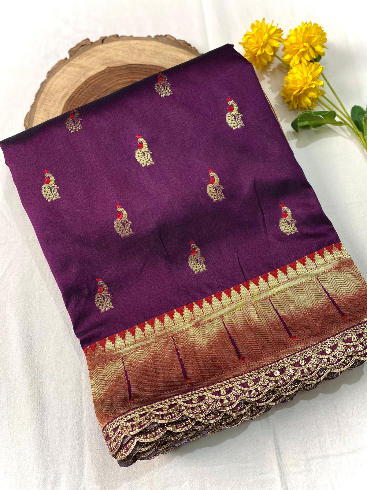 Shahi Zari Pallu Premium Border Silk Saree