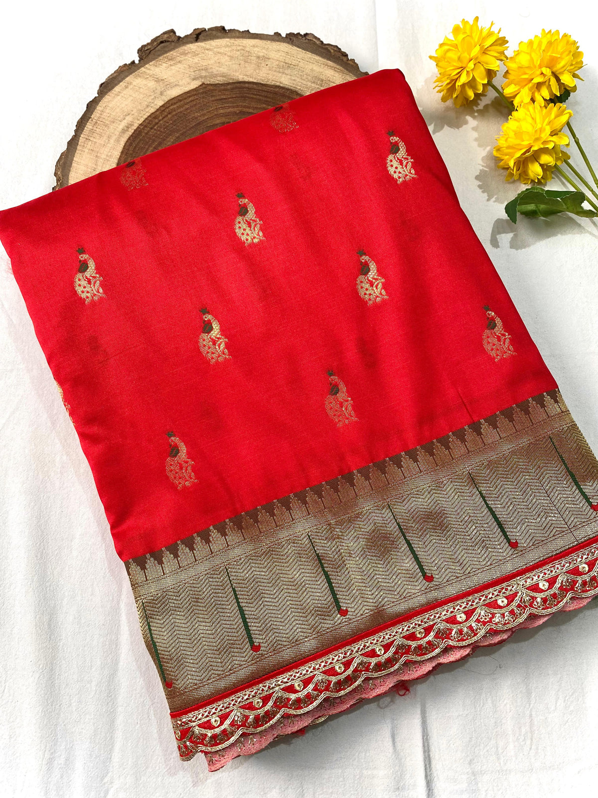 Shahi Zari Pallu Premium Border Silk Saree