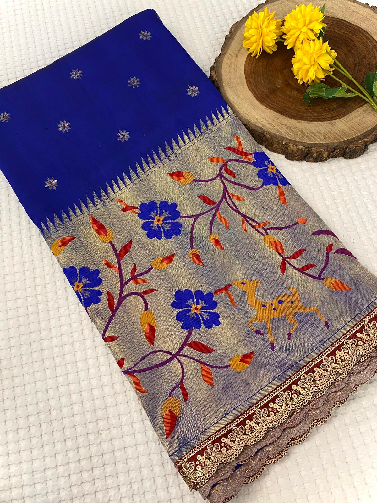 Aabha Regal Zari Silk Saree