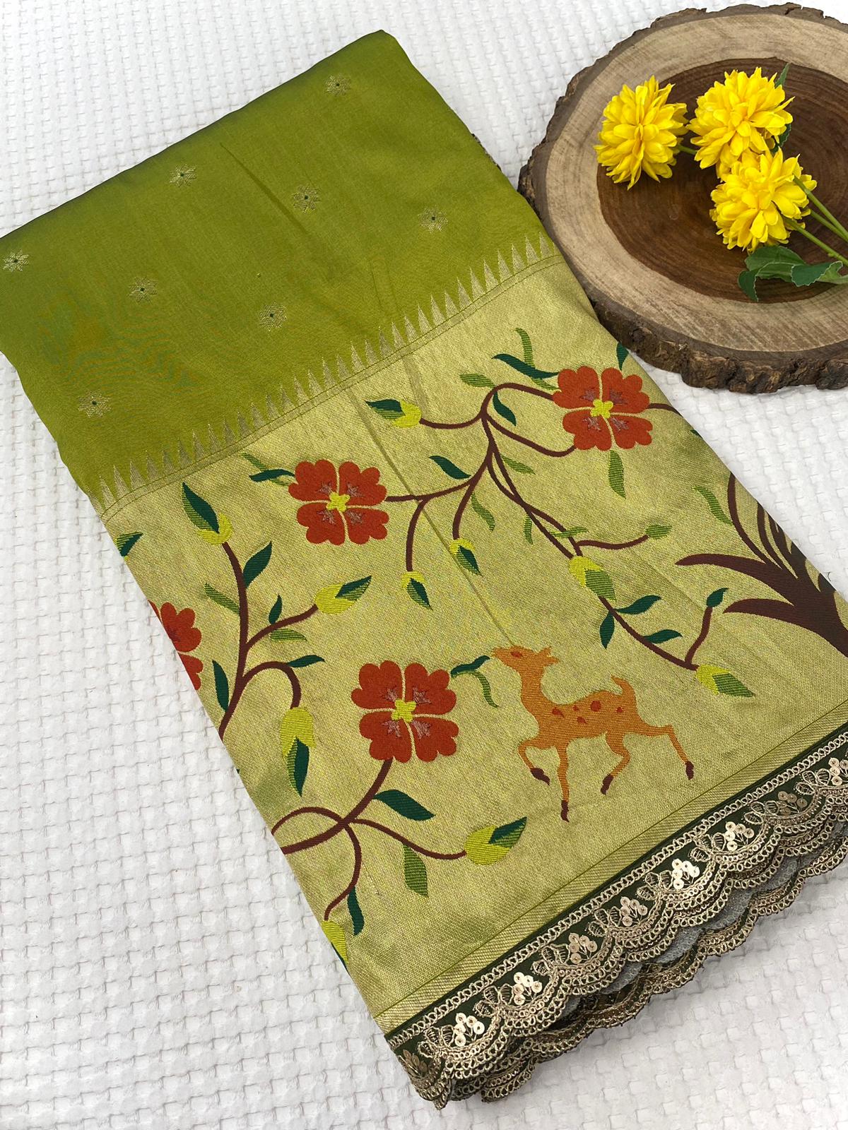Aabha Regal Zari Silk Saree