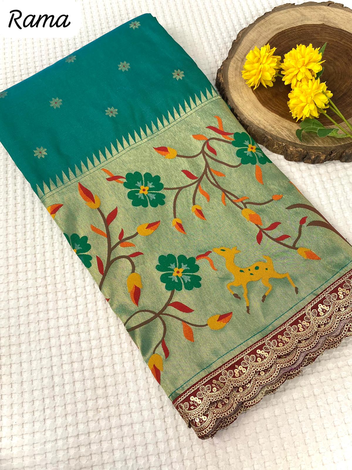 Aabha Regal Zari Silk Saree