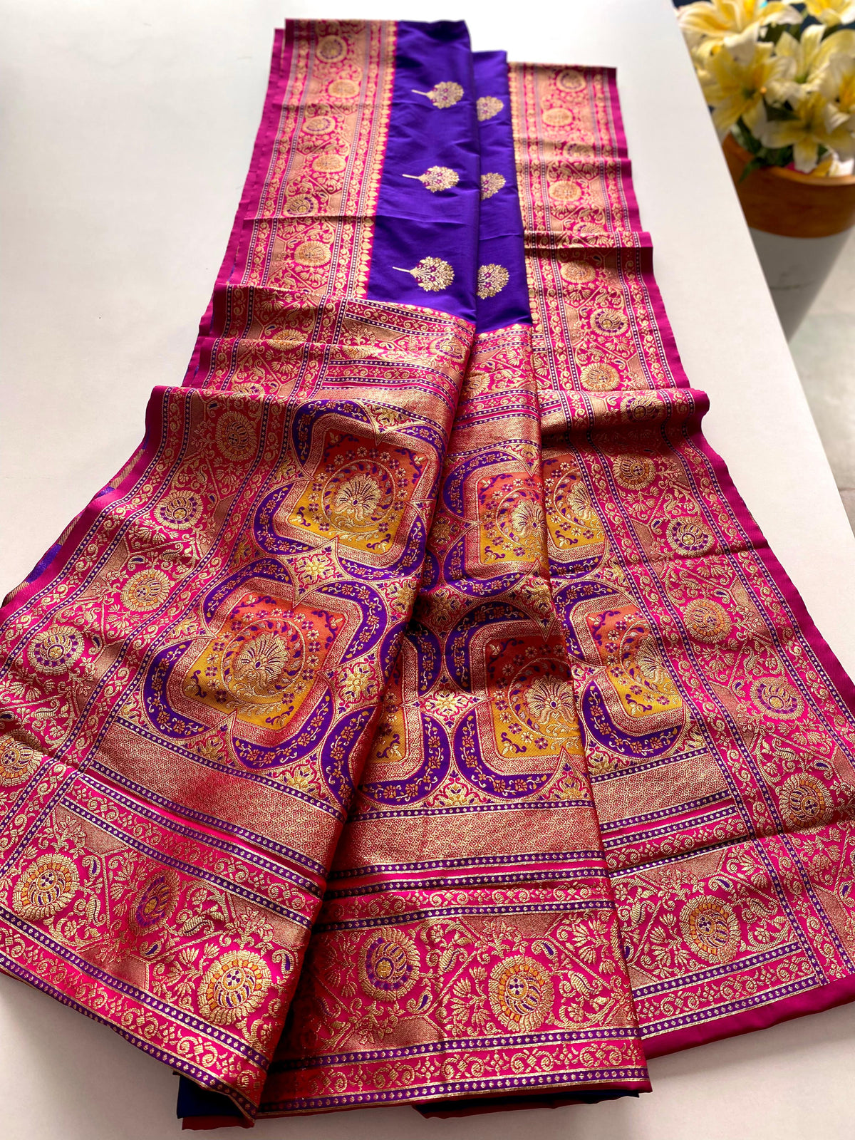 Revati Premium Woven Banarasi Saree