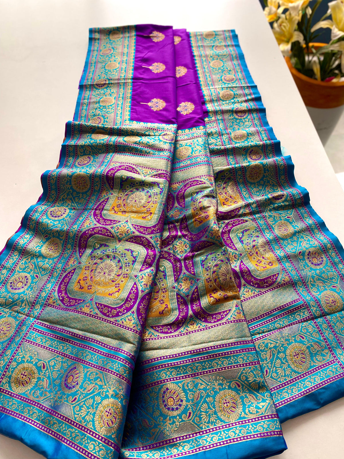 Revati Premium Woven Banarasi Saree