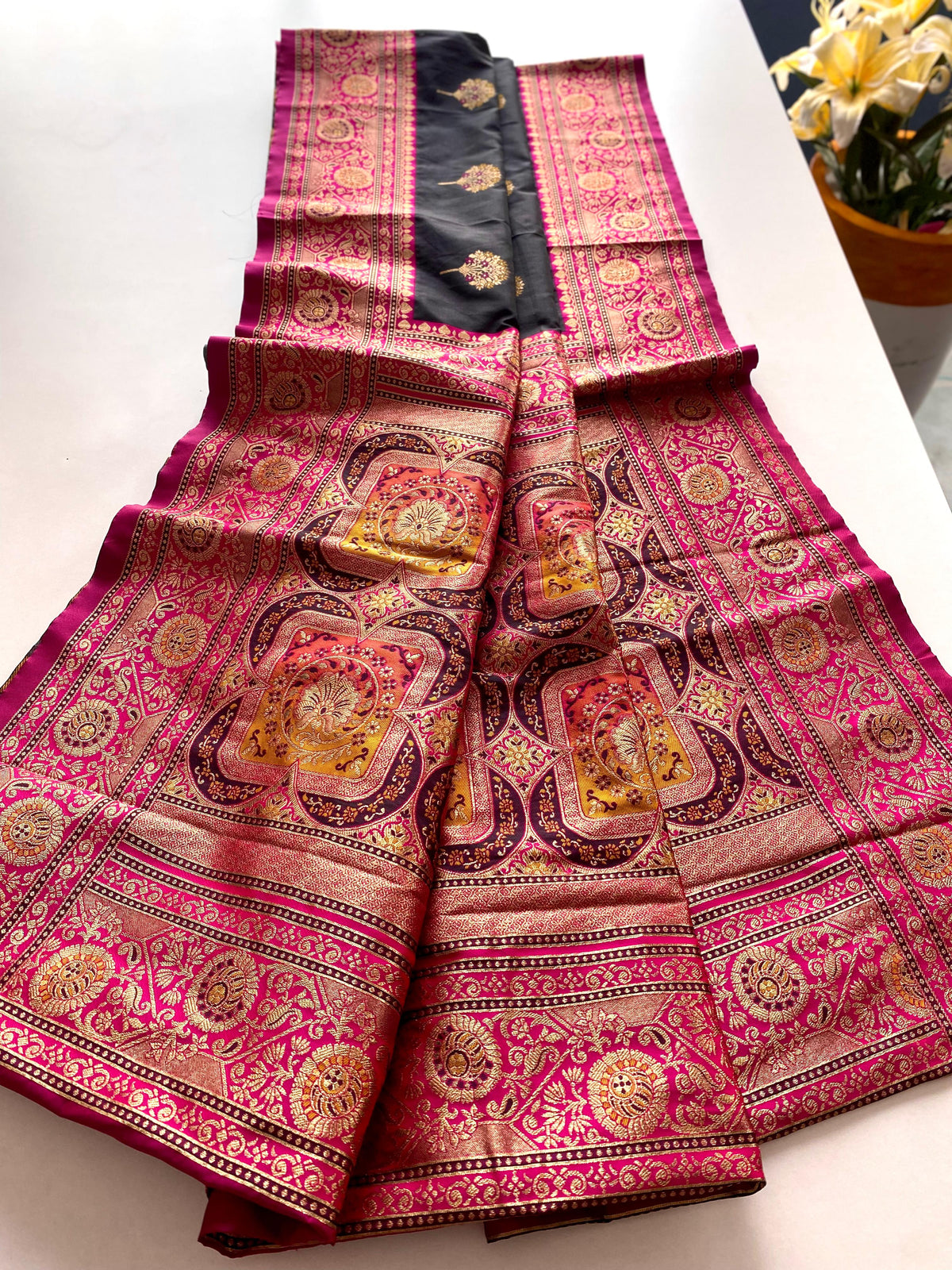 Revati Premium Woven Banarasi Saree