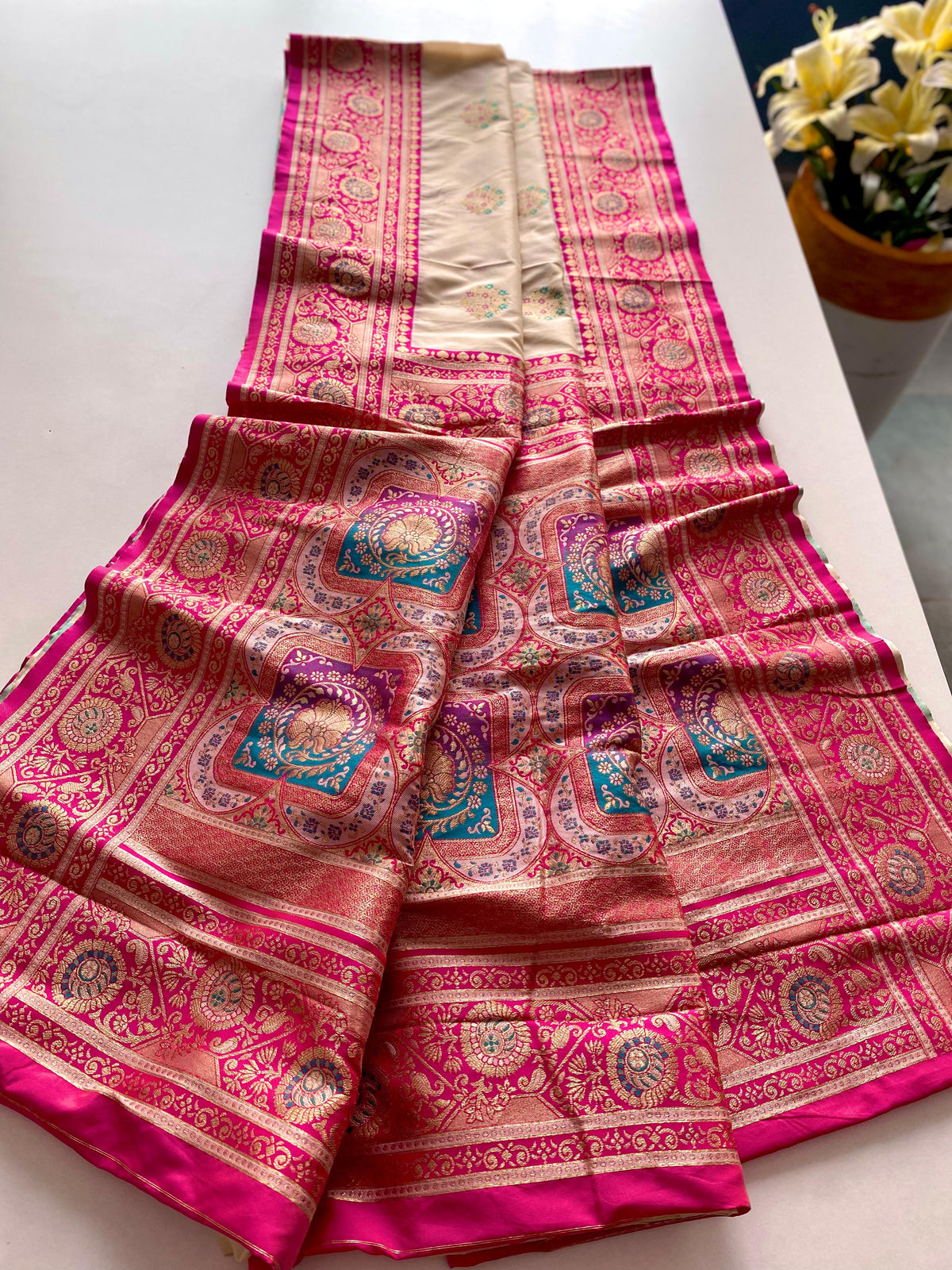 Revati Premium Woven Banarasi Saree