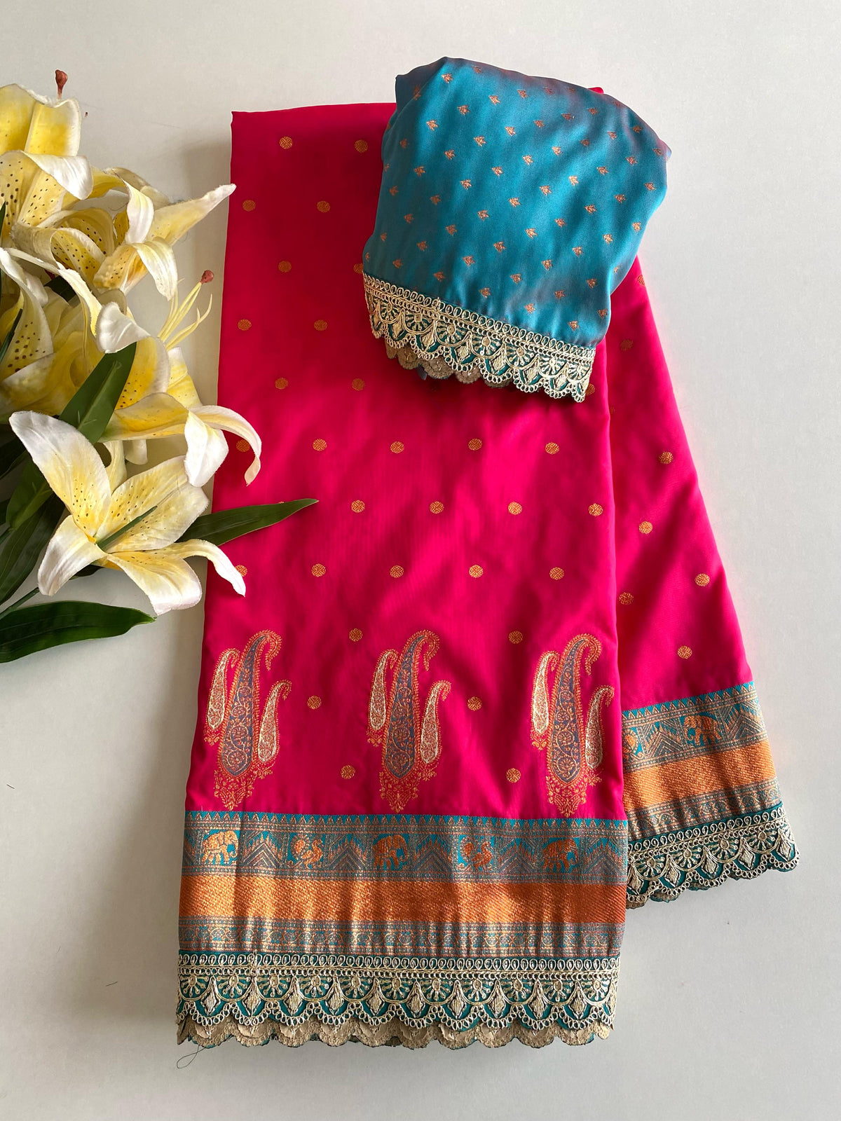 Rajeshwari Pure Paithani Border Silk Saree
