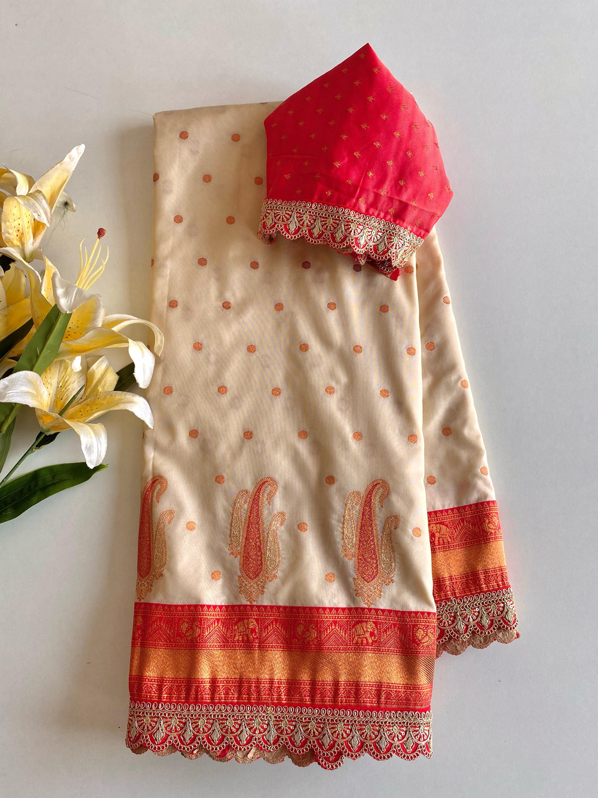 Rajeshwari Pure Paithani Border Silk Saree